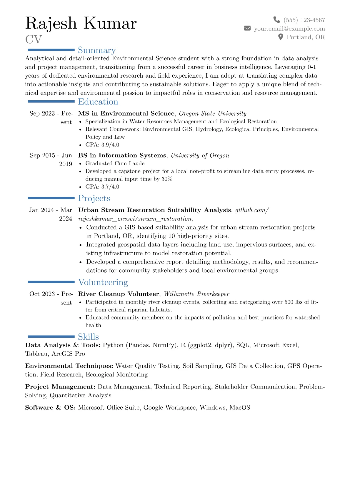 Career changer version - Page 1