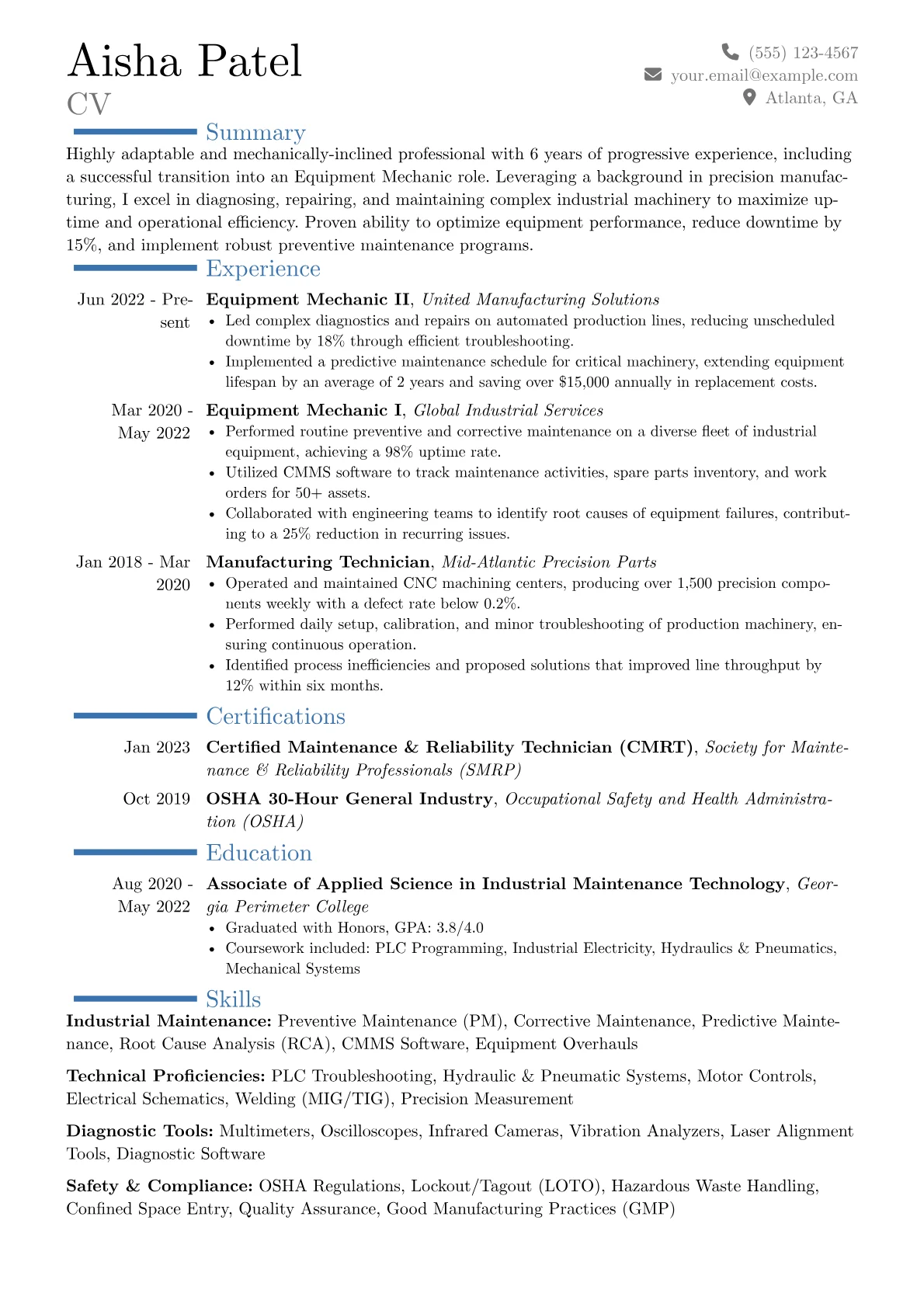 Career changer version - Page 1
