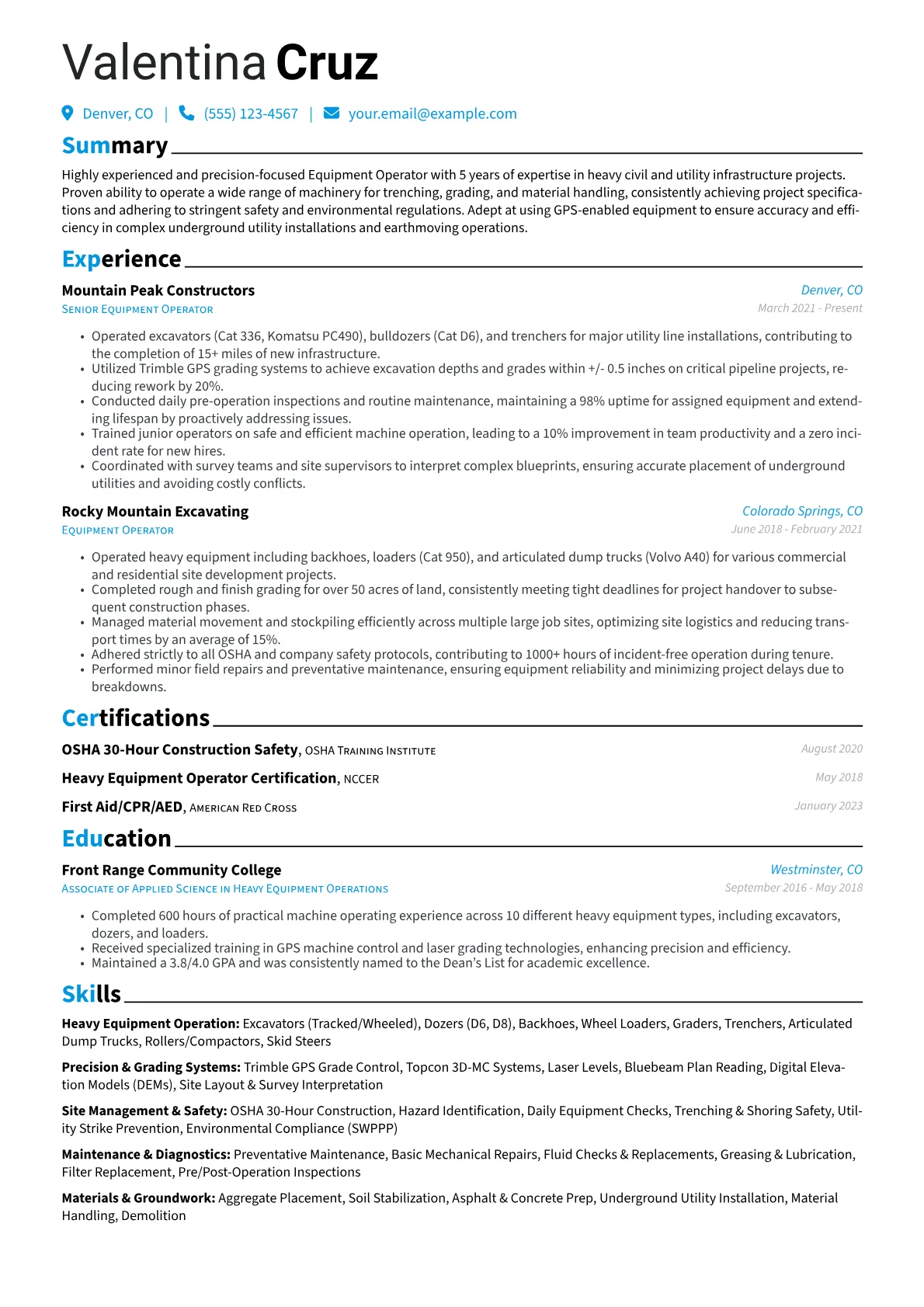 Heavy Civil & Utility version - Page 1
