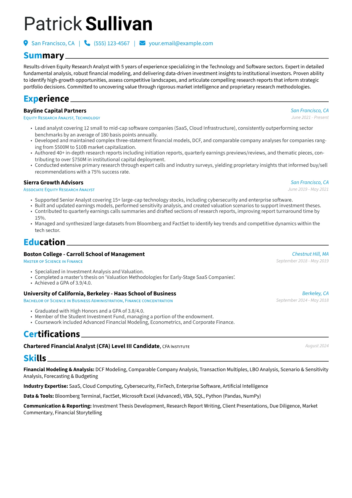Technology Sector version - Page 1