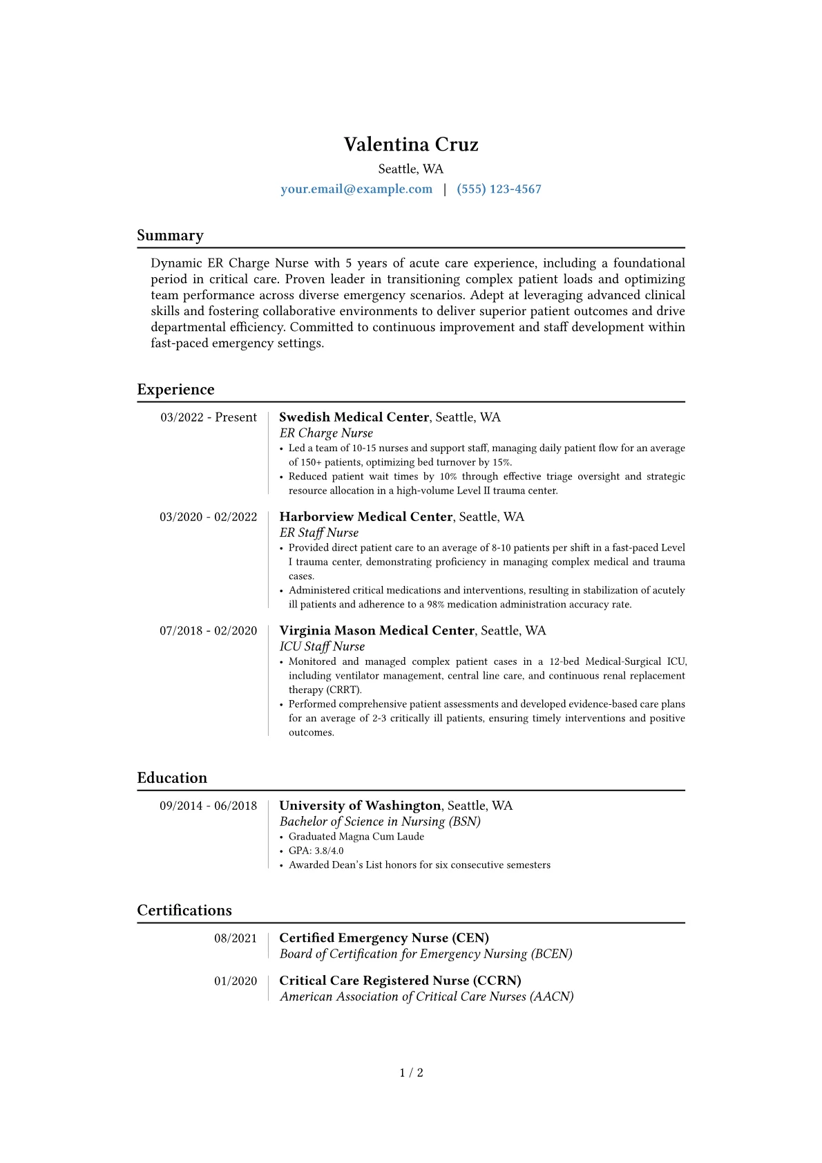 Career changer version - Page 1