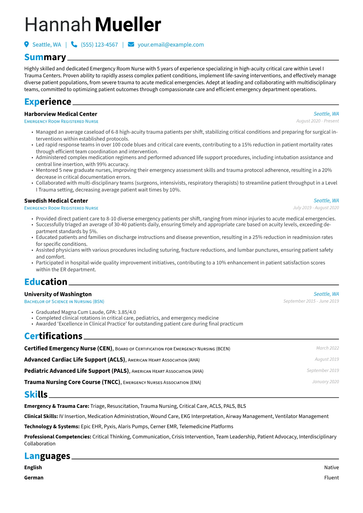 Level I Trauma Center ER version - Page 1