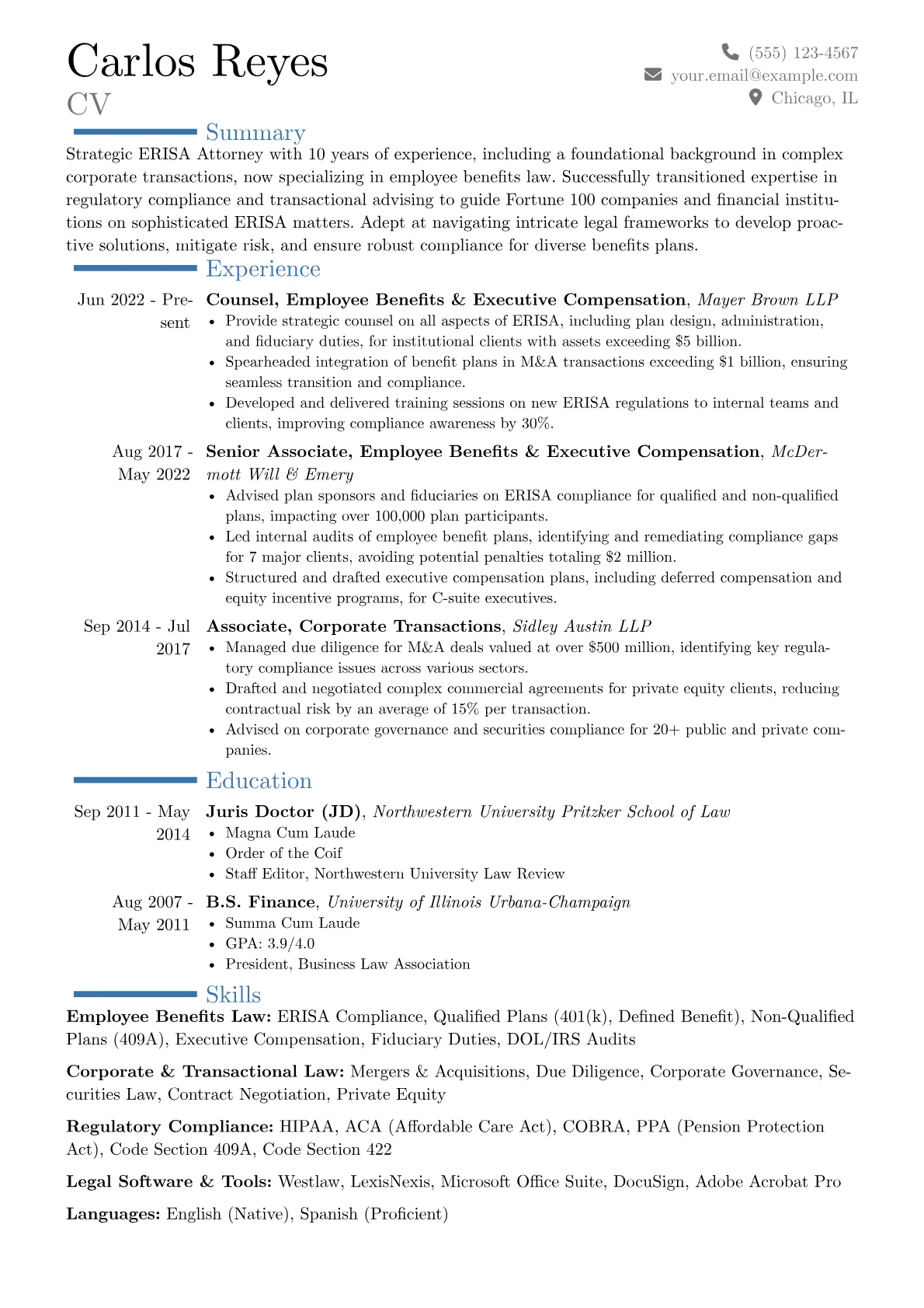 Career changer version - Page 1