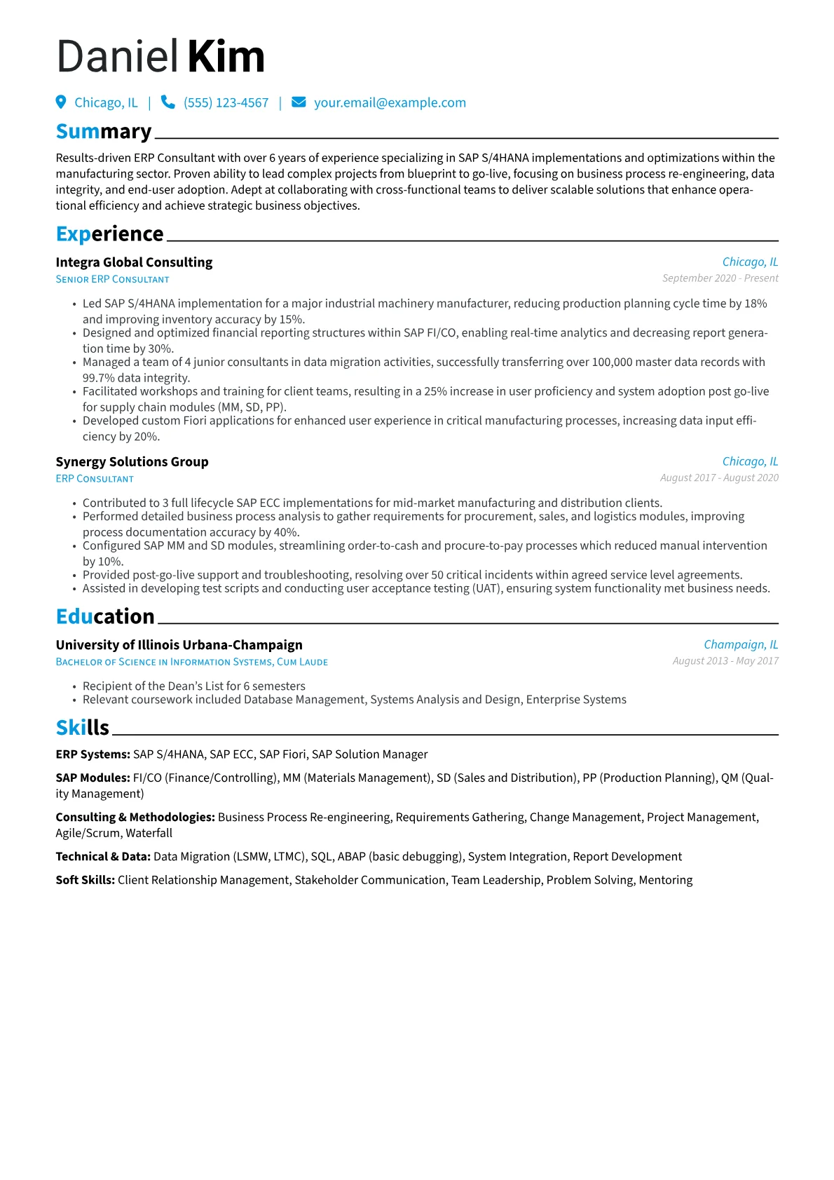SAP S/4HANA Specialist version - Page 1
