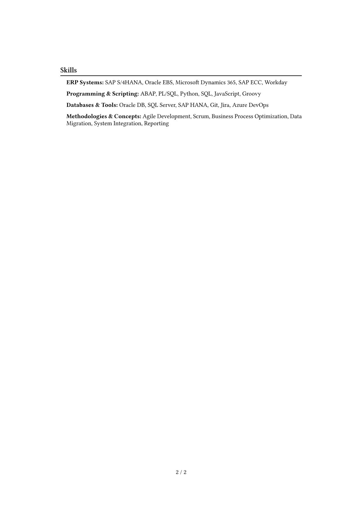 Career changer version - Page 2