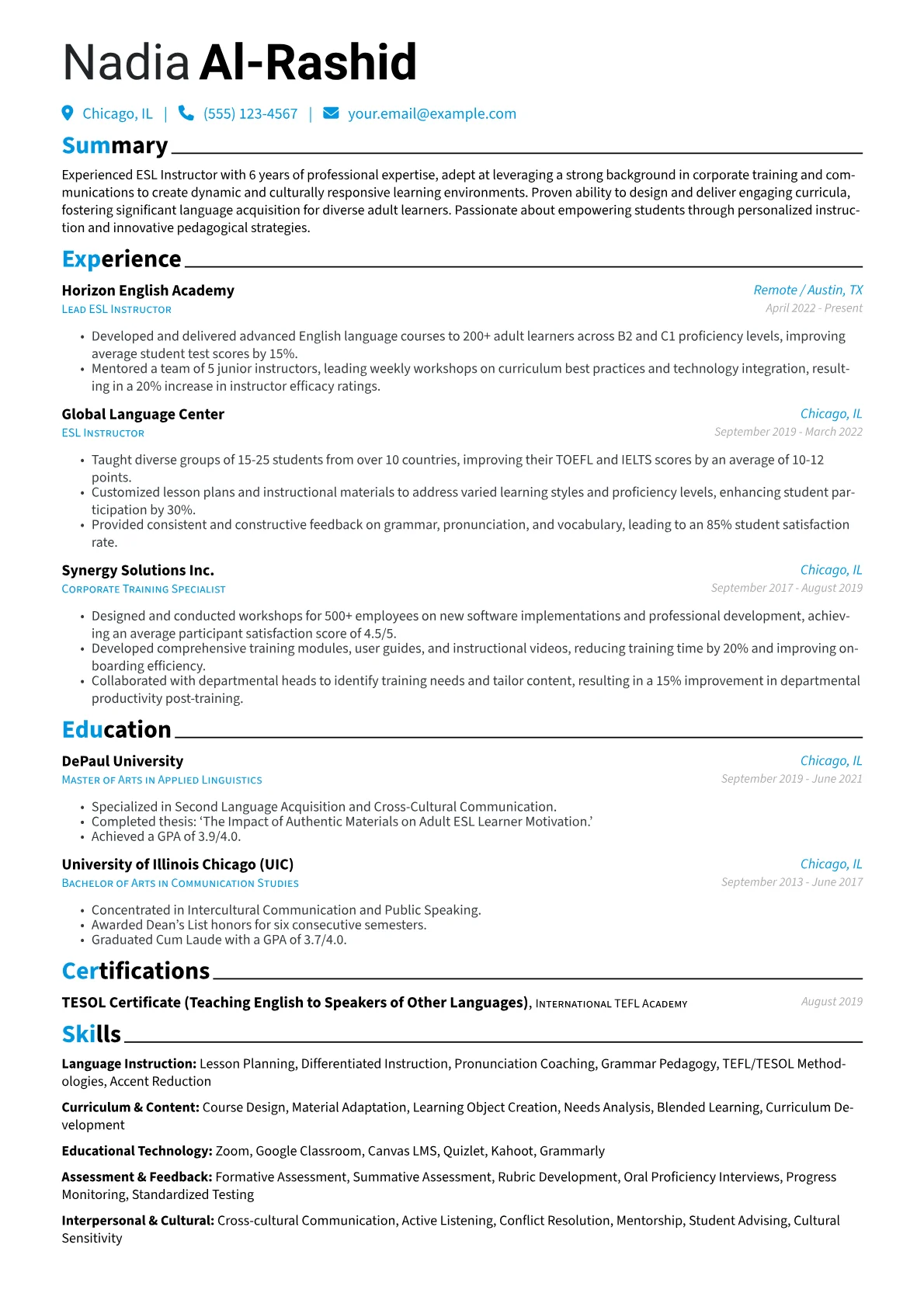 Career changer version - Page 1