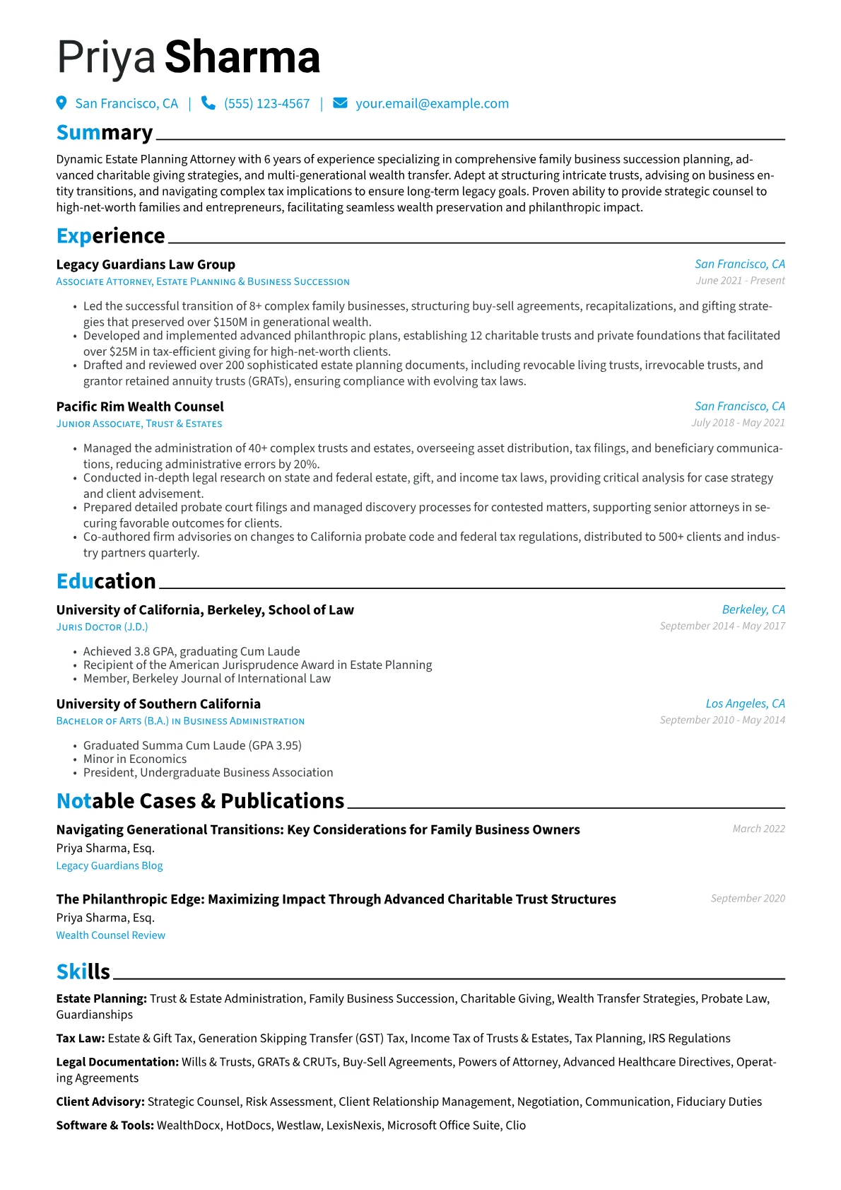 Estate Planning version - Page 1