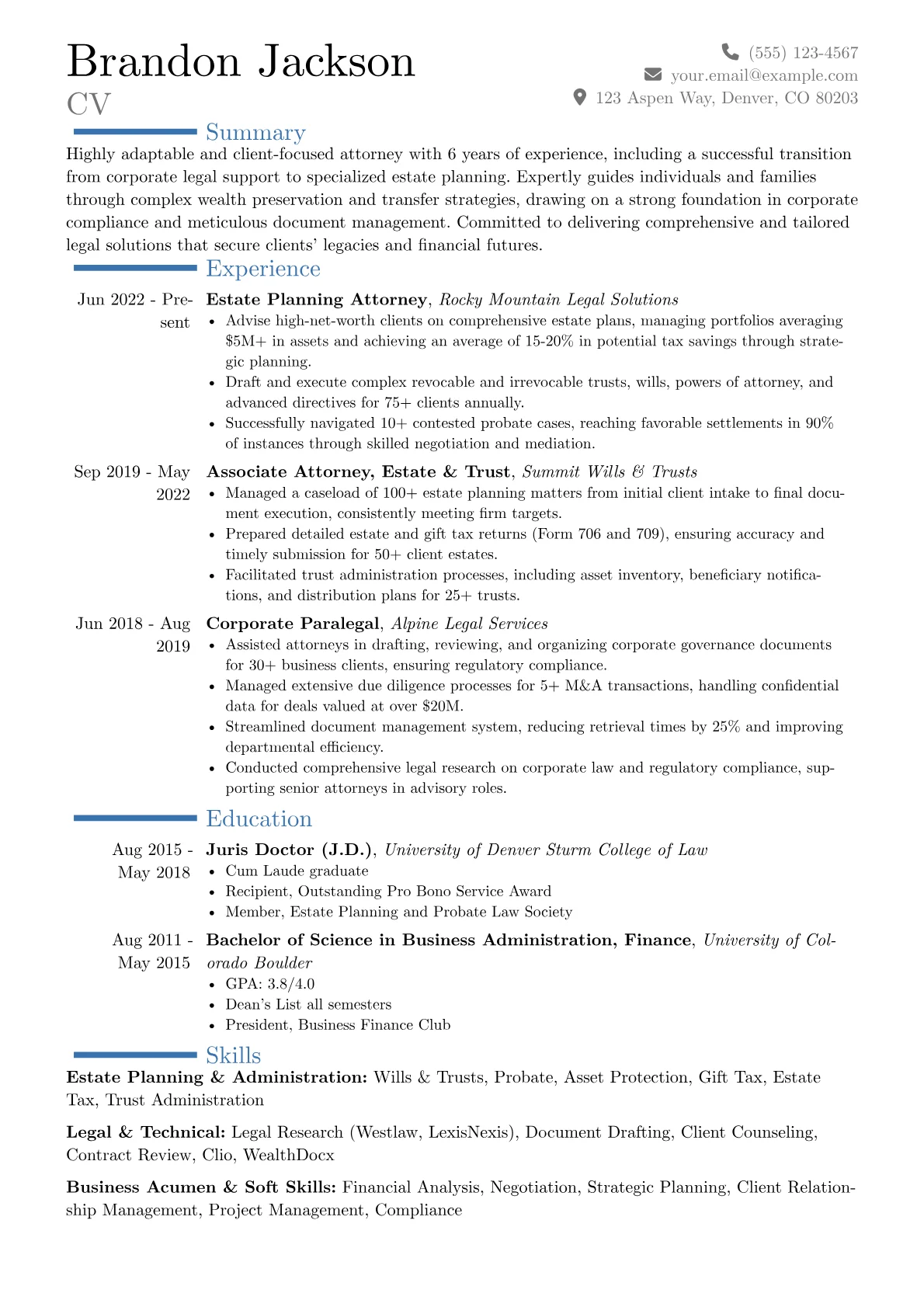 Career changer version - Page 1
