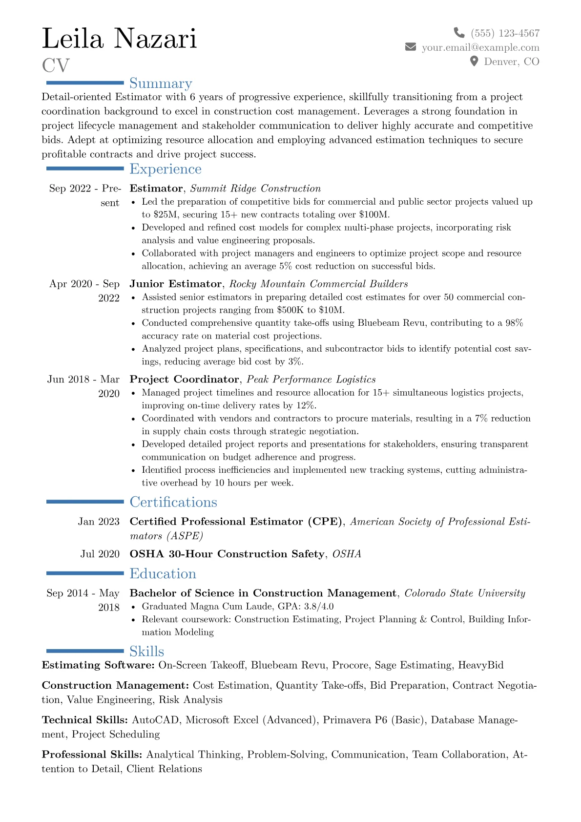 Career changer version - Page 1