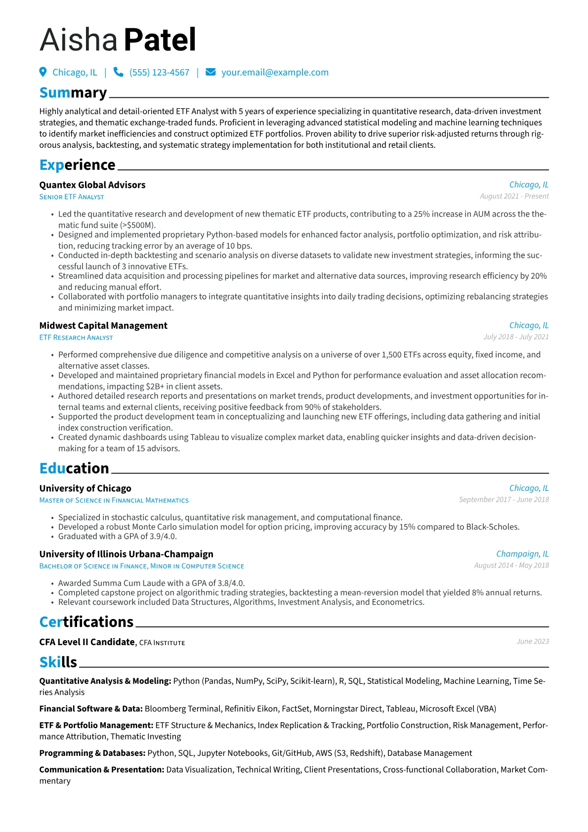 Quantitative ETF version - Page 1