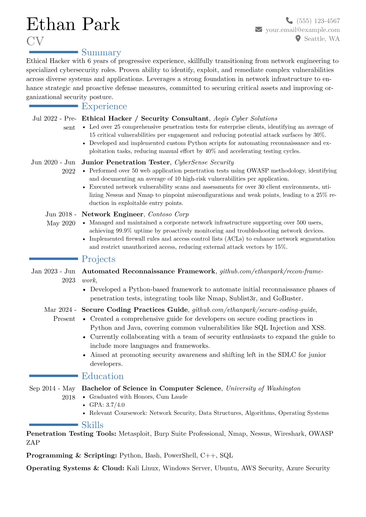 Career changer version - Page 1