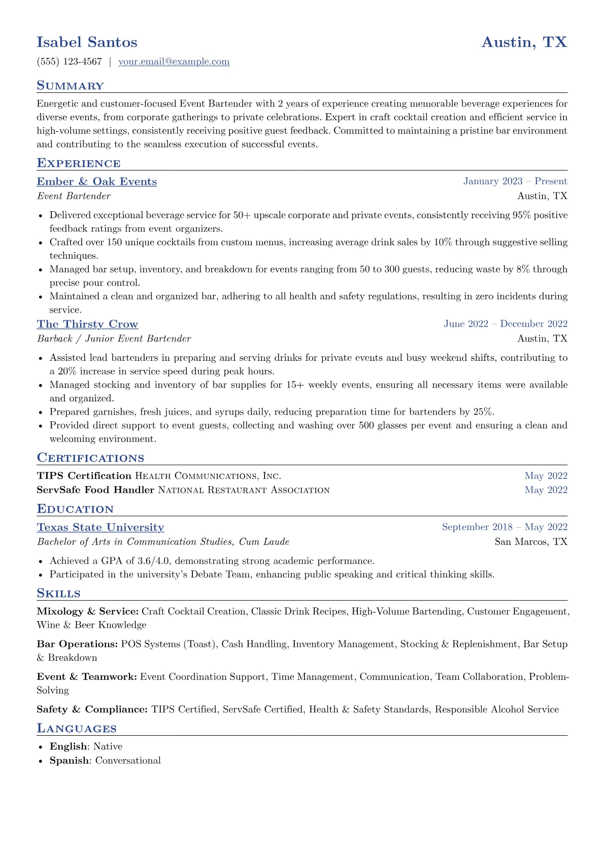 Entry Level Event version - Page 1