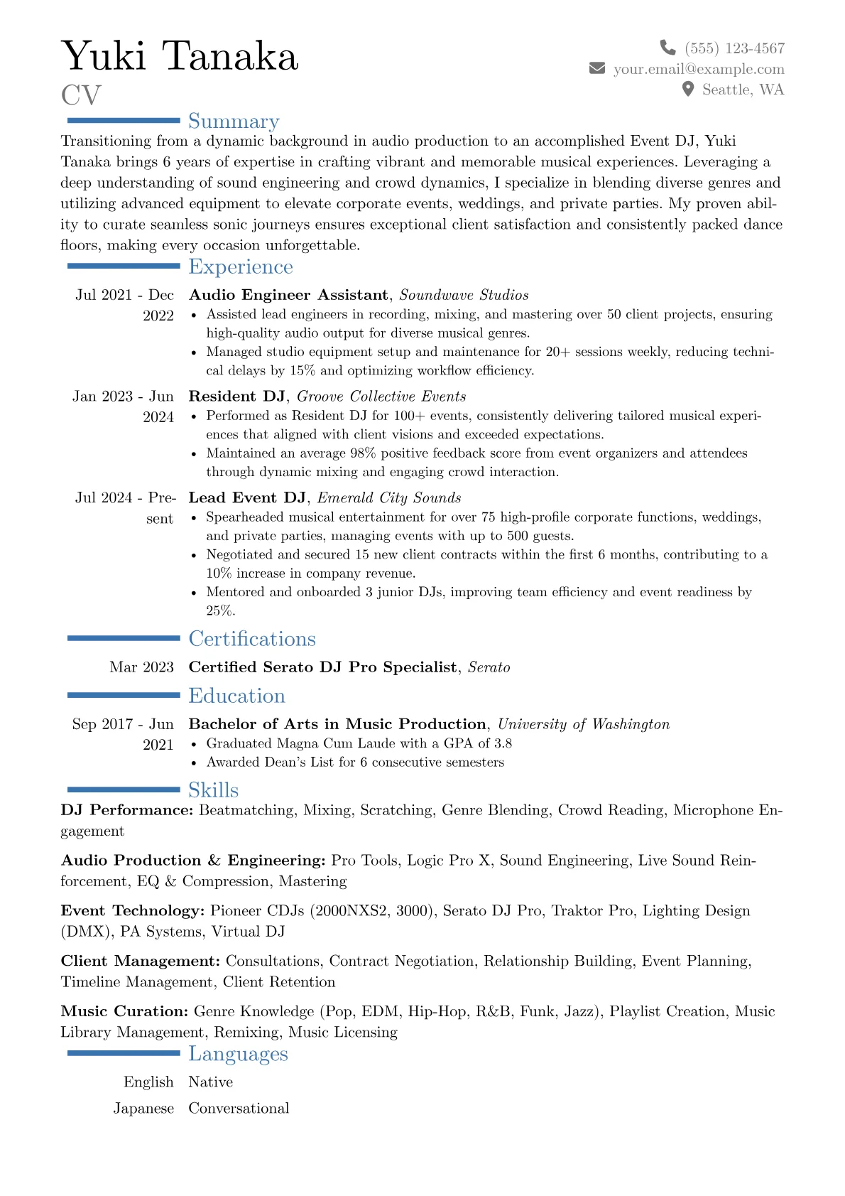 Career changer version - Page 1