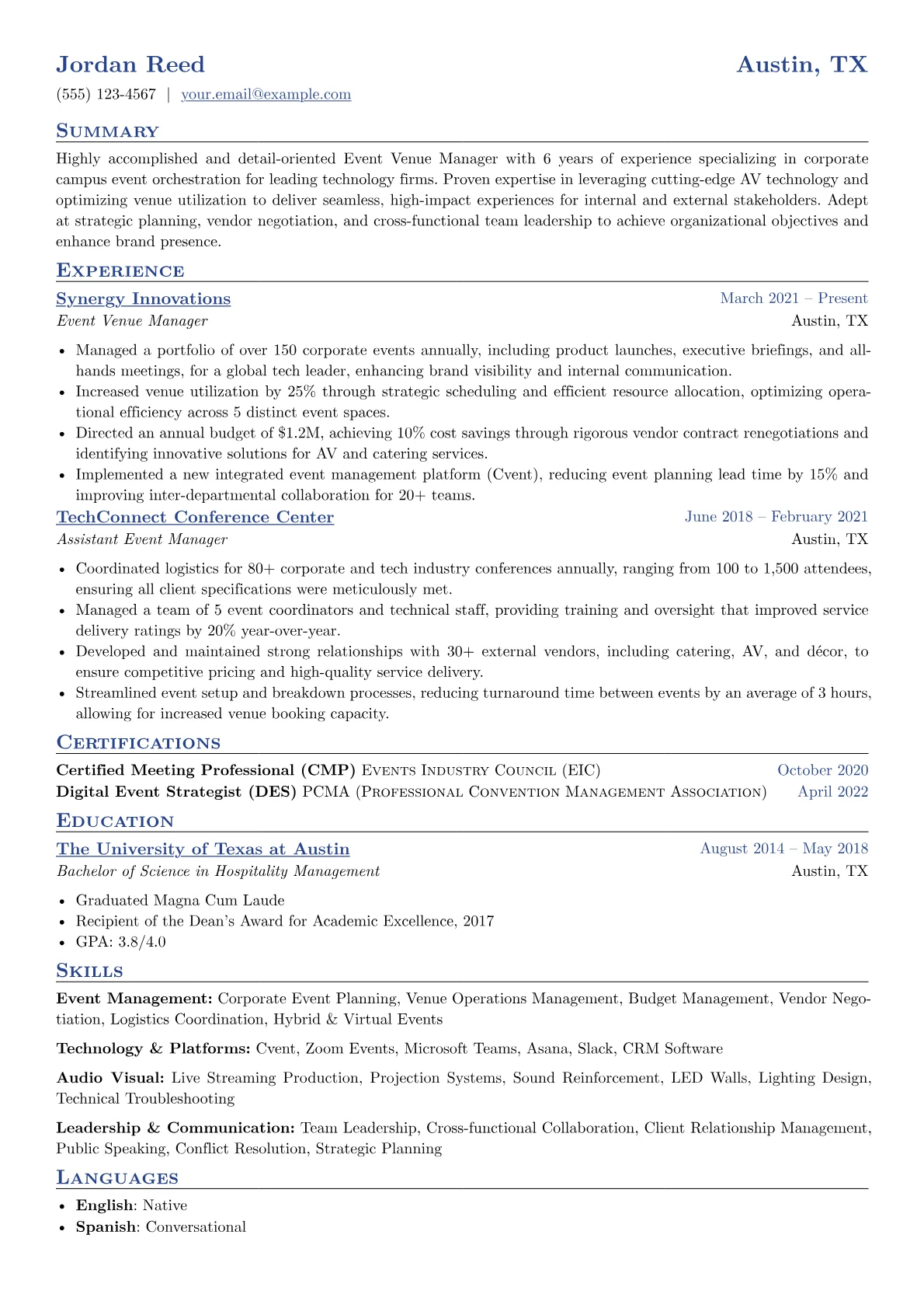 Corporate Tech Campus version - Page 1