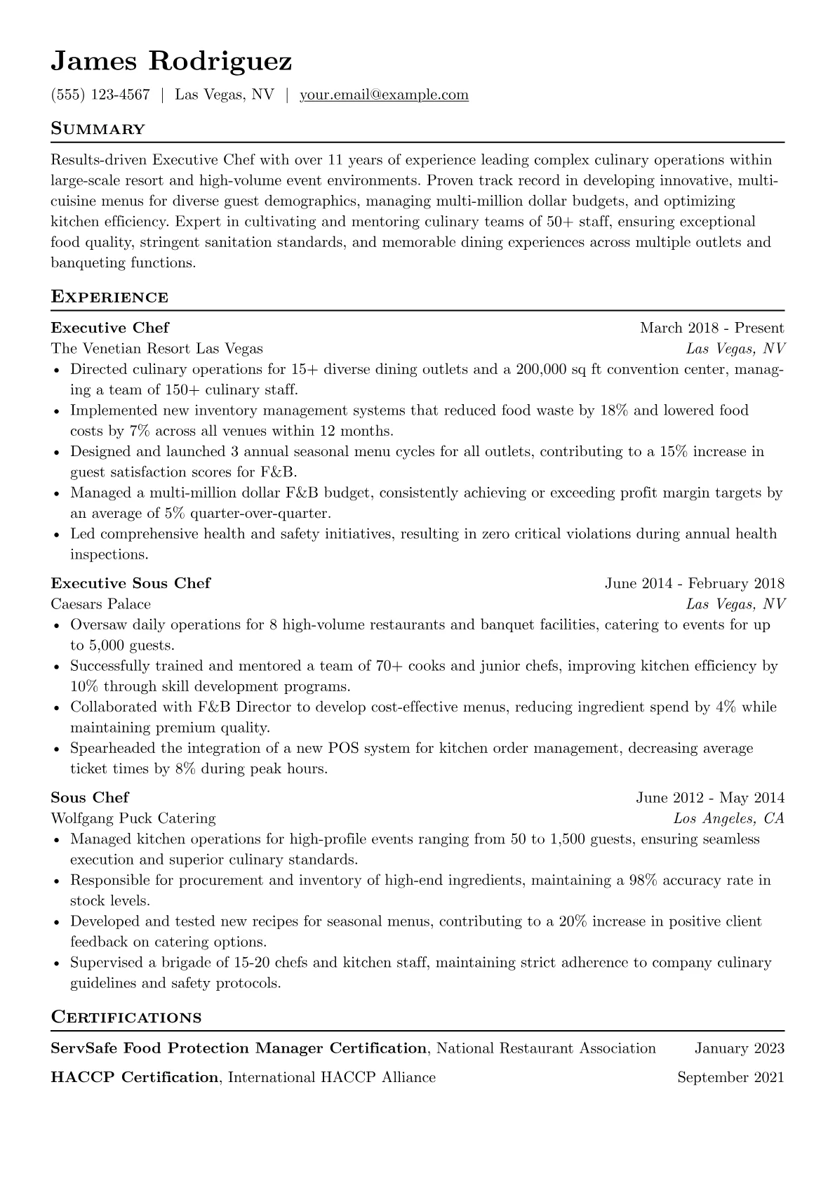 Culinary Expertise version - Page 1