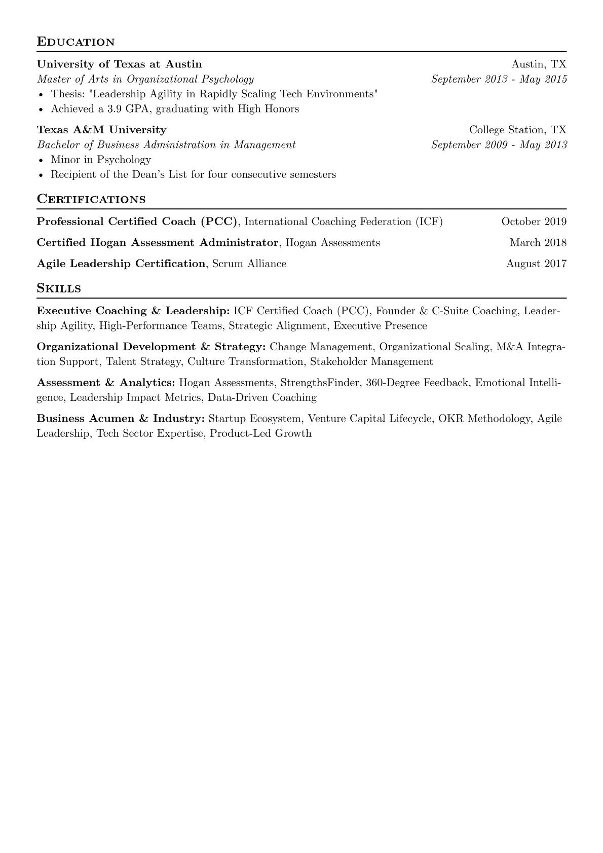 Executive Coach version - Page 2