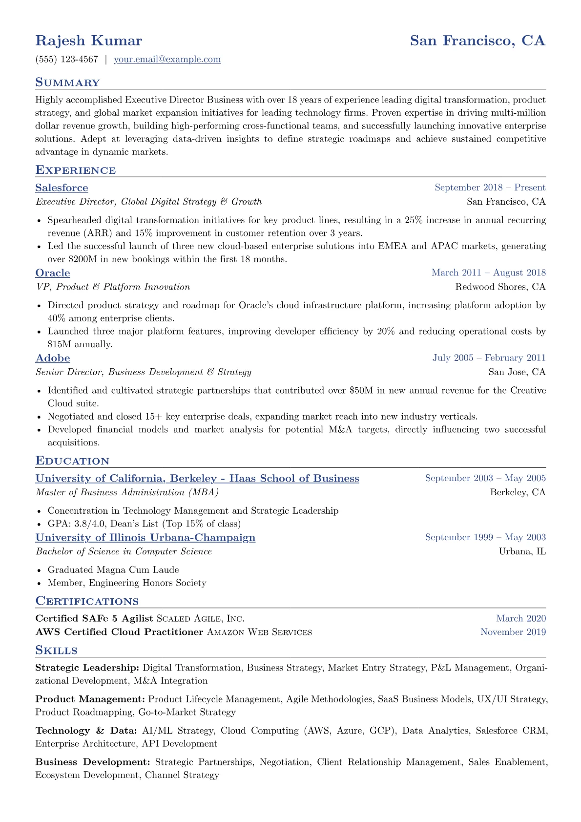 Executive Director version - Page 1