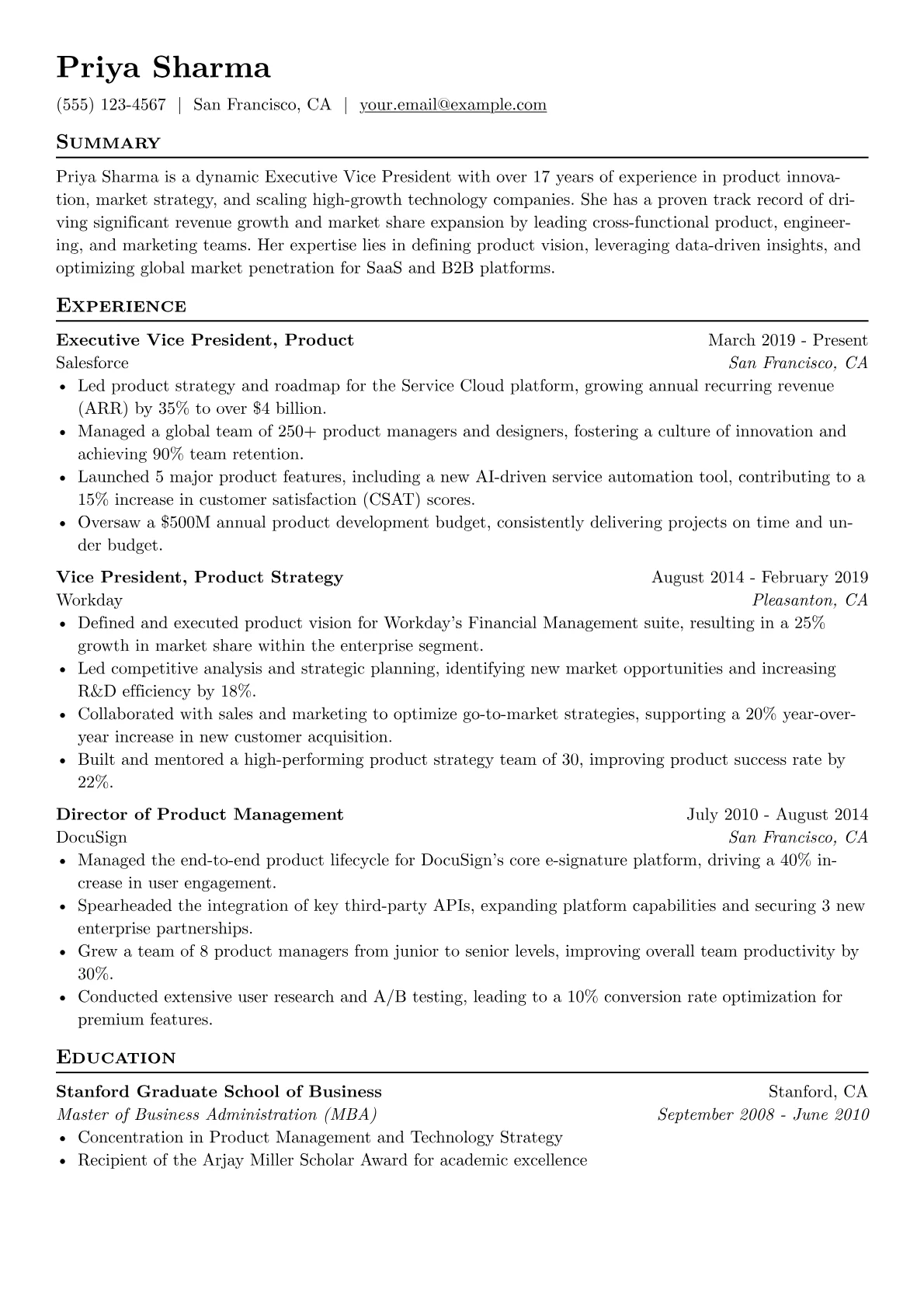 Executive Vice version - Page 1