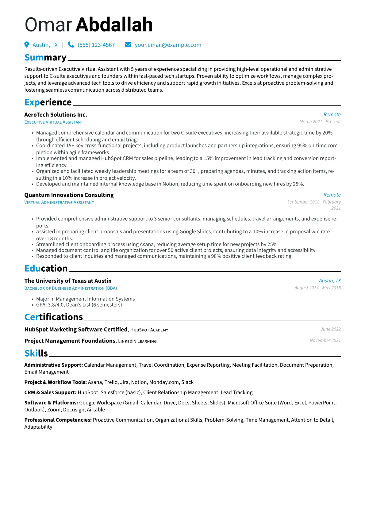 Tech Startup Focused version - Page 1