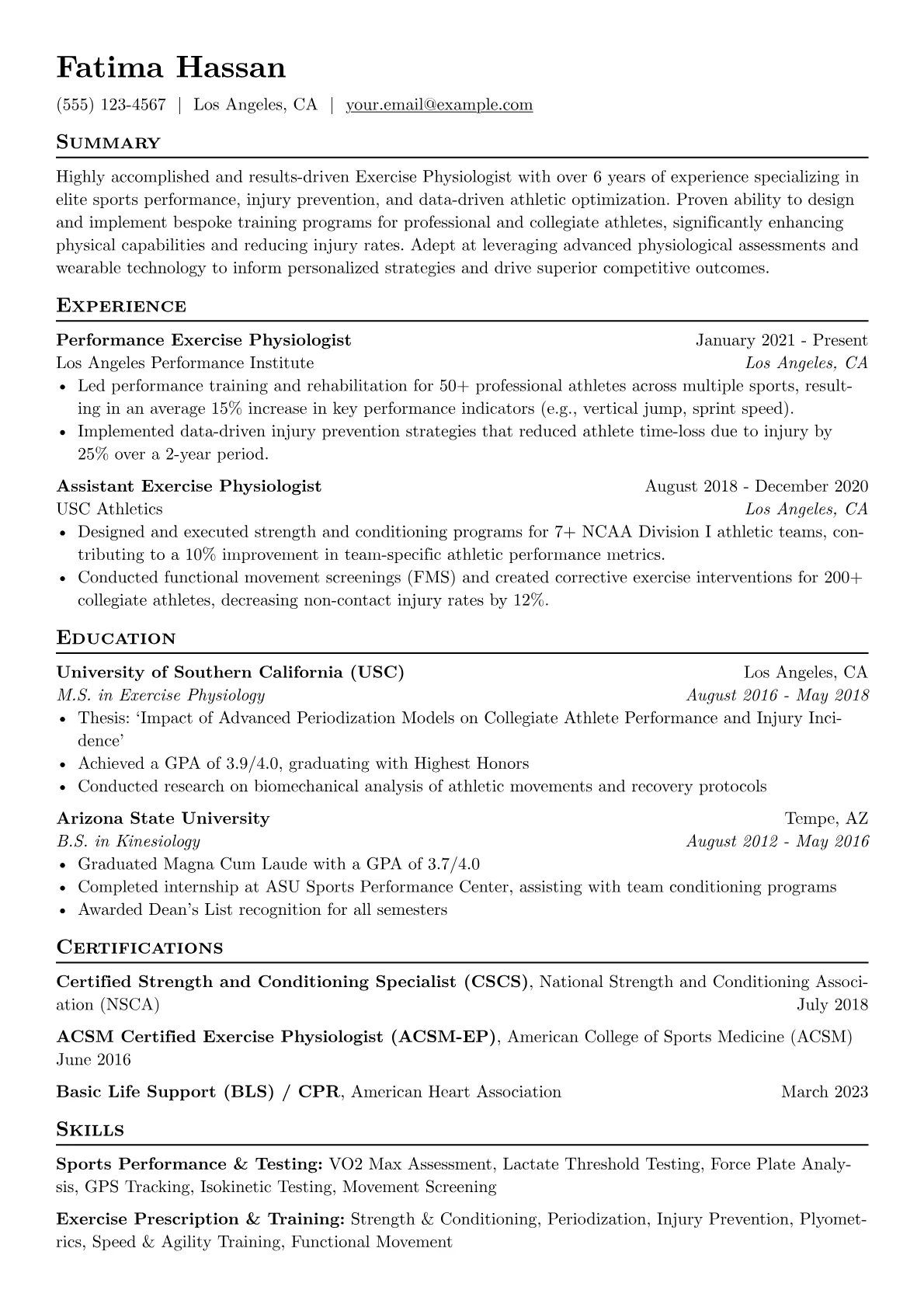 Sports Performance version - Page 1