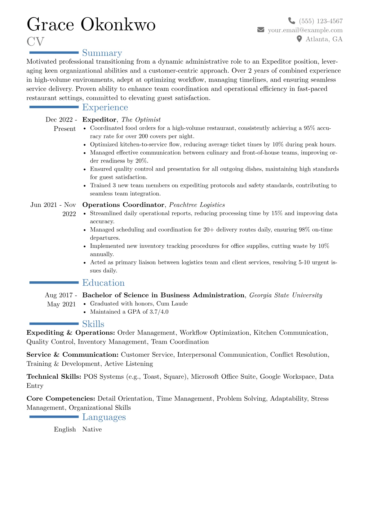 Career changer version - Page 1