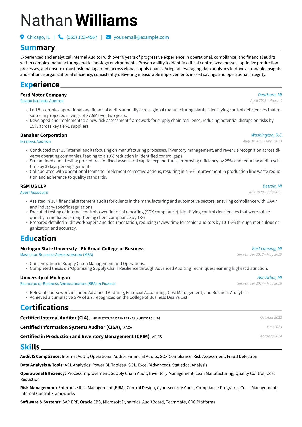 Industrial Operations version - Page 1