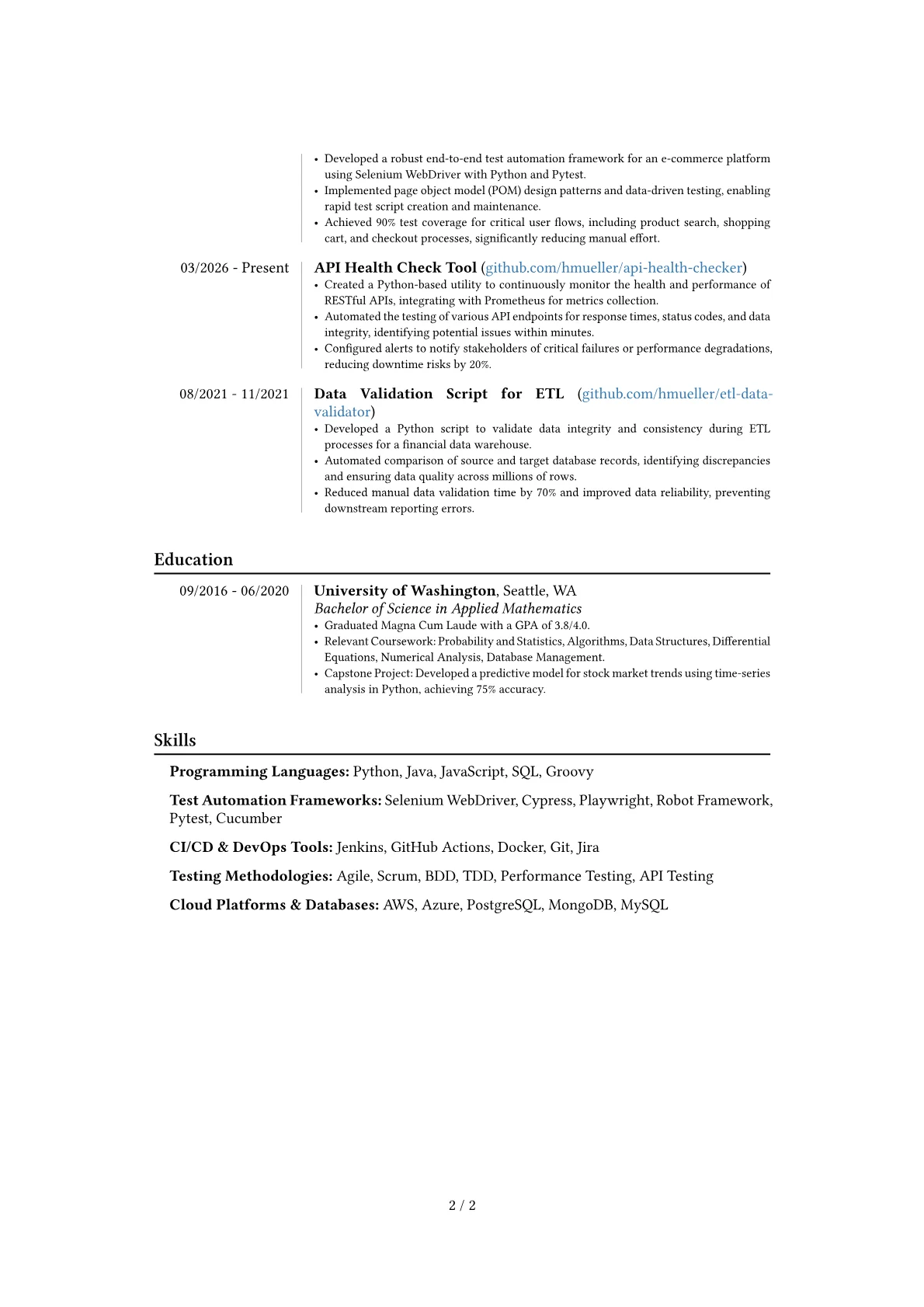 Career changer version - Page 2