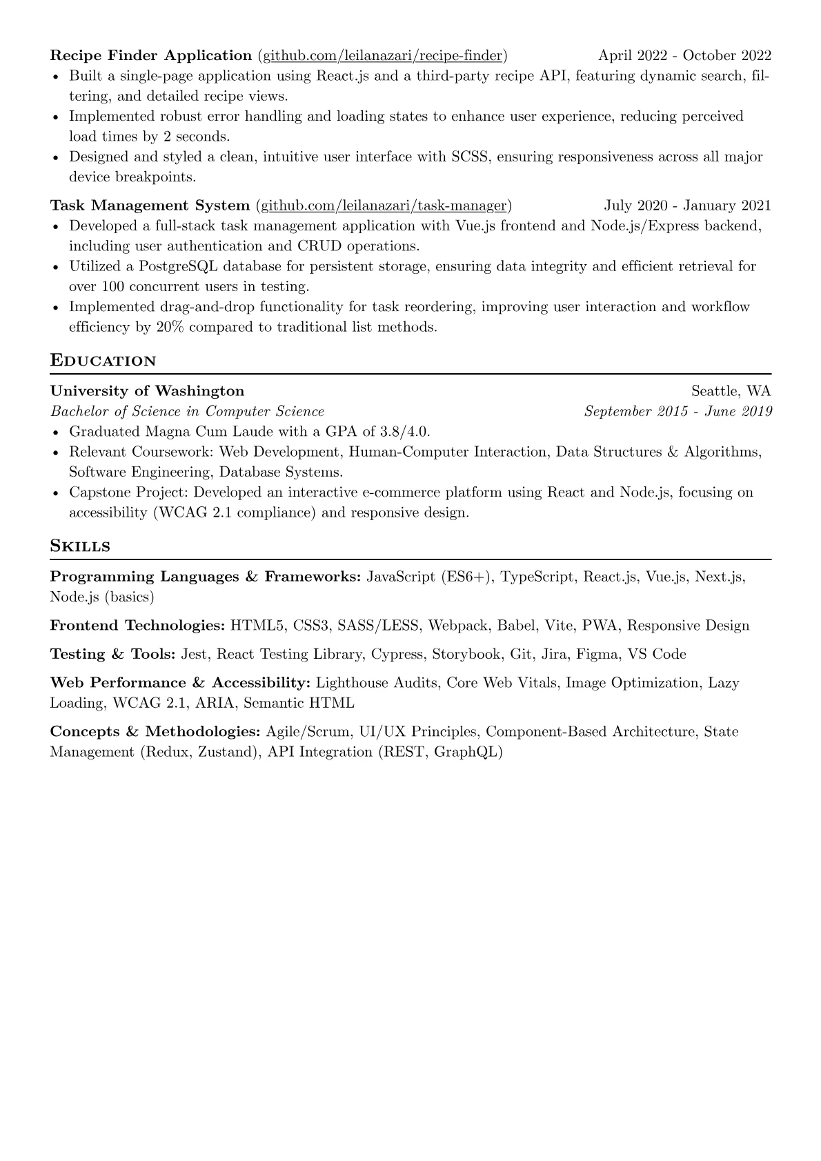 Experienced Developer resume example, experienced-developer-leil, page 2