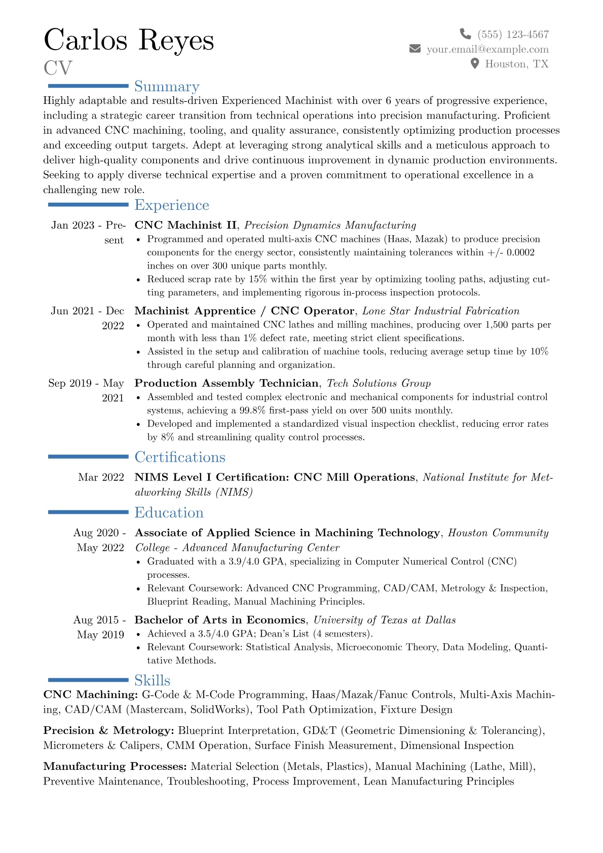 Career changer version - Page 1