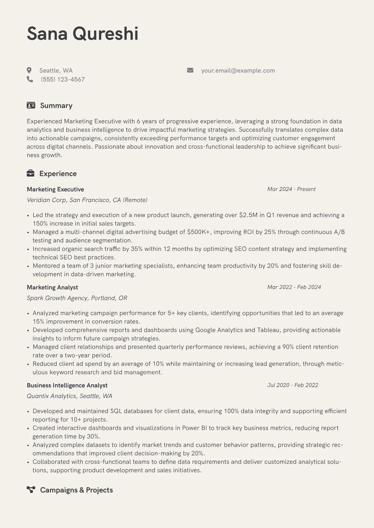 Career changer version - Page 1