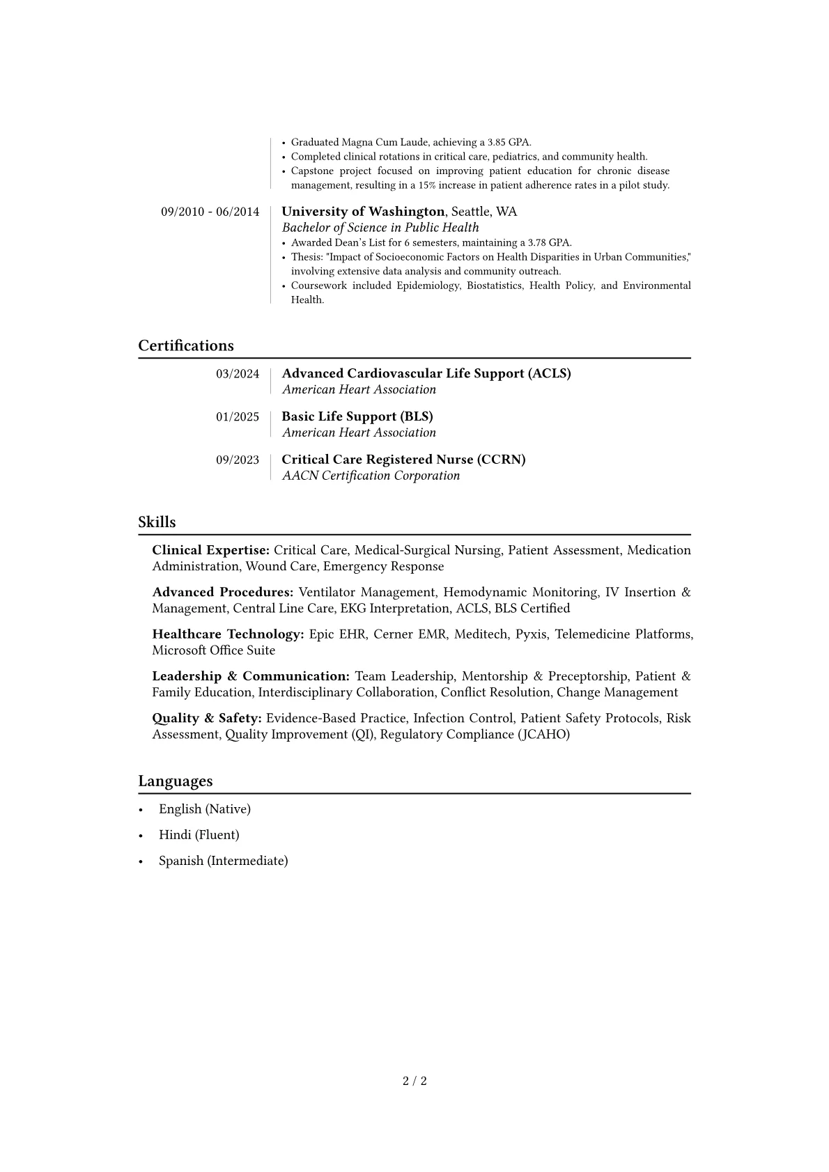 Career changer version - Page 2