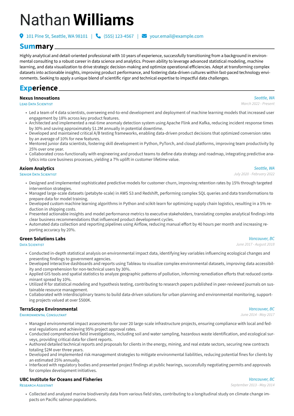 Career changer version - Page 1