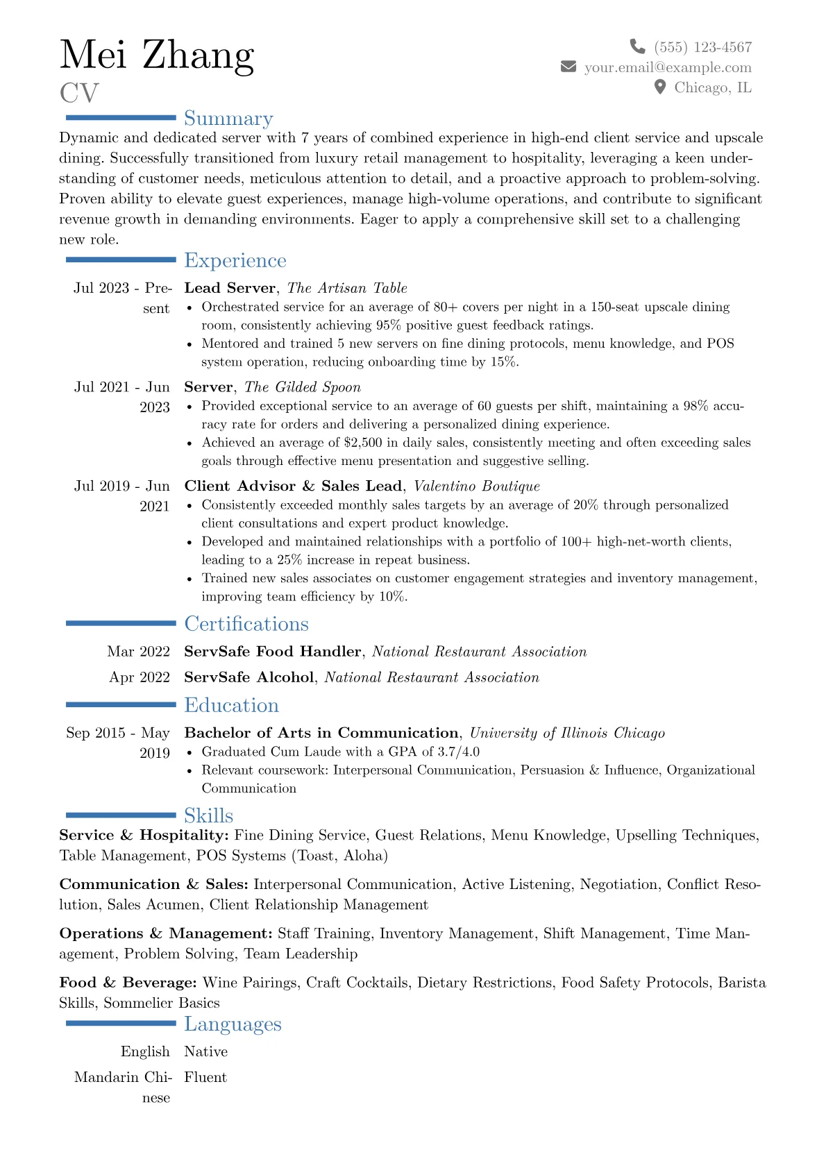 Career changer version - Page 1