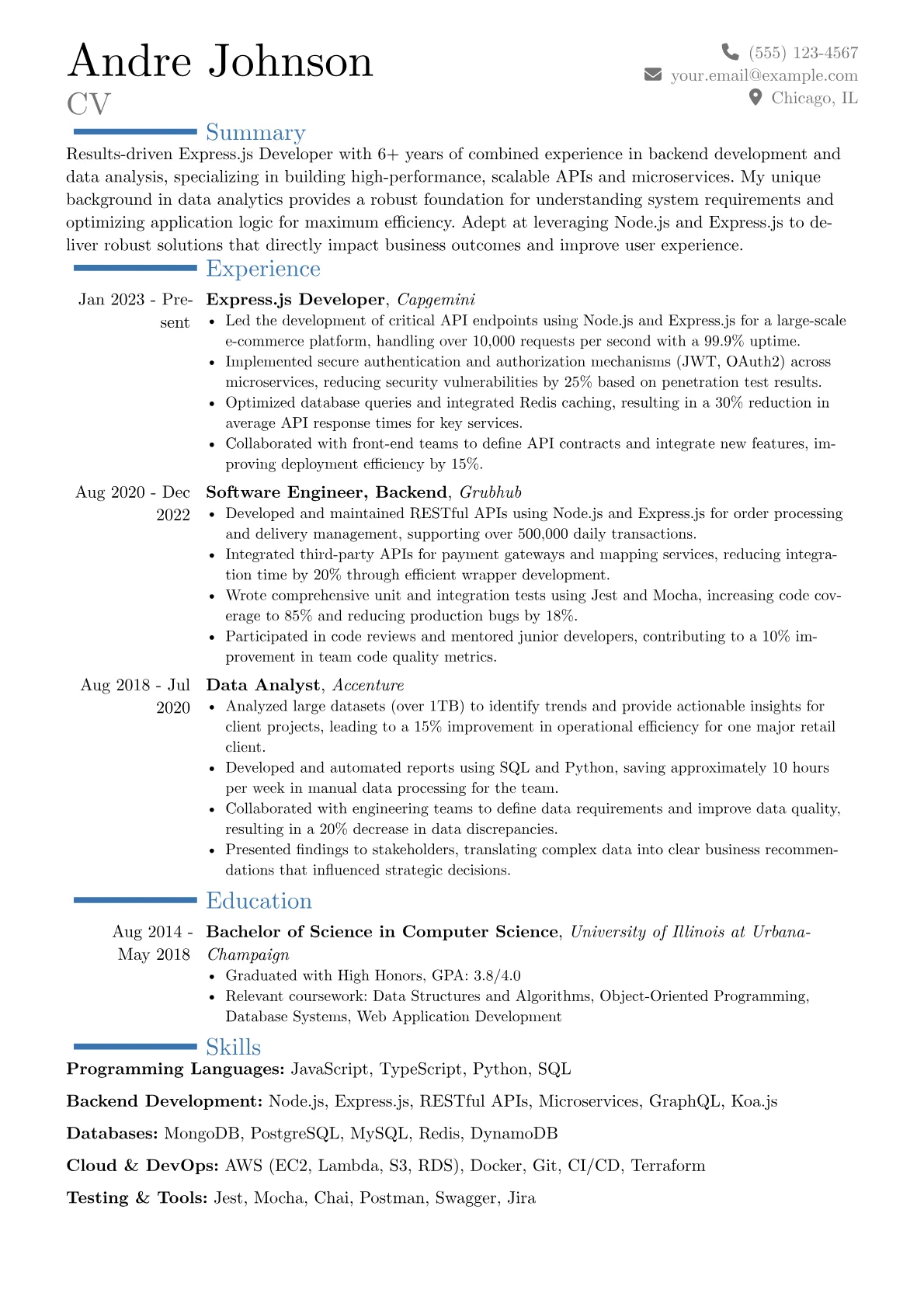 Career changer version - Page 1