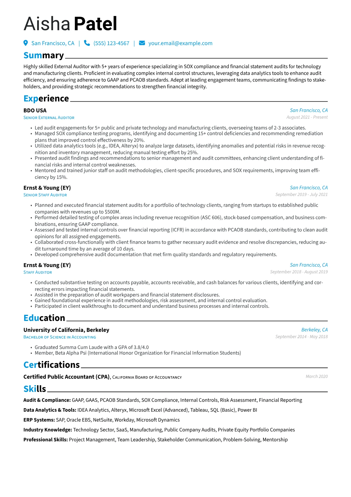 Audit & Compliance version - Page 1
