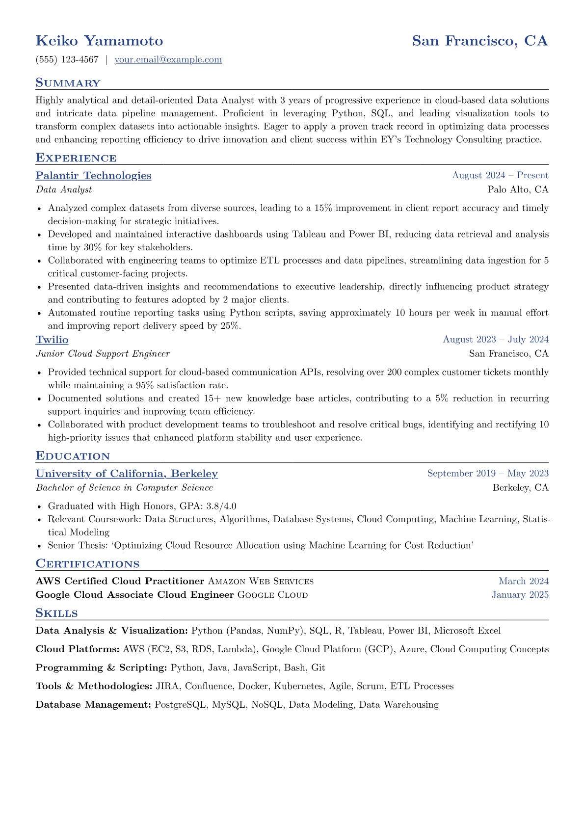 Technology Consulting version - Page 1