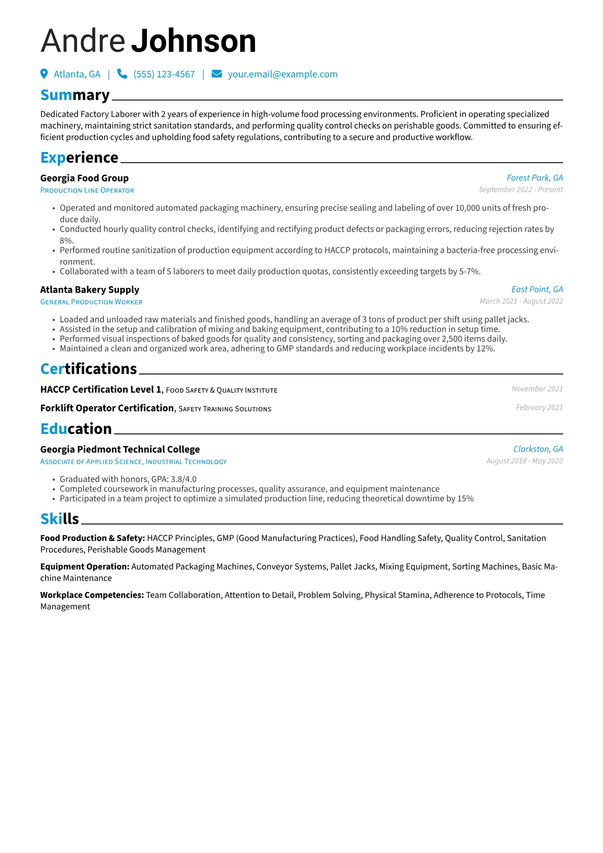 Food Production & Safety version - Page 1