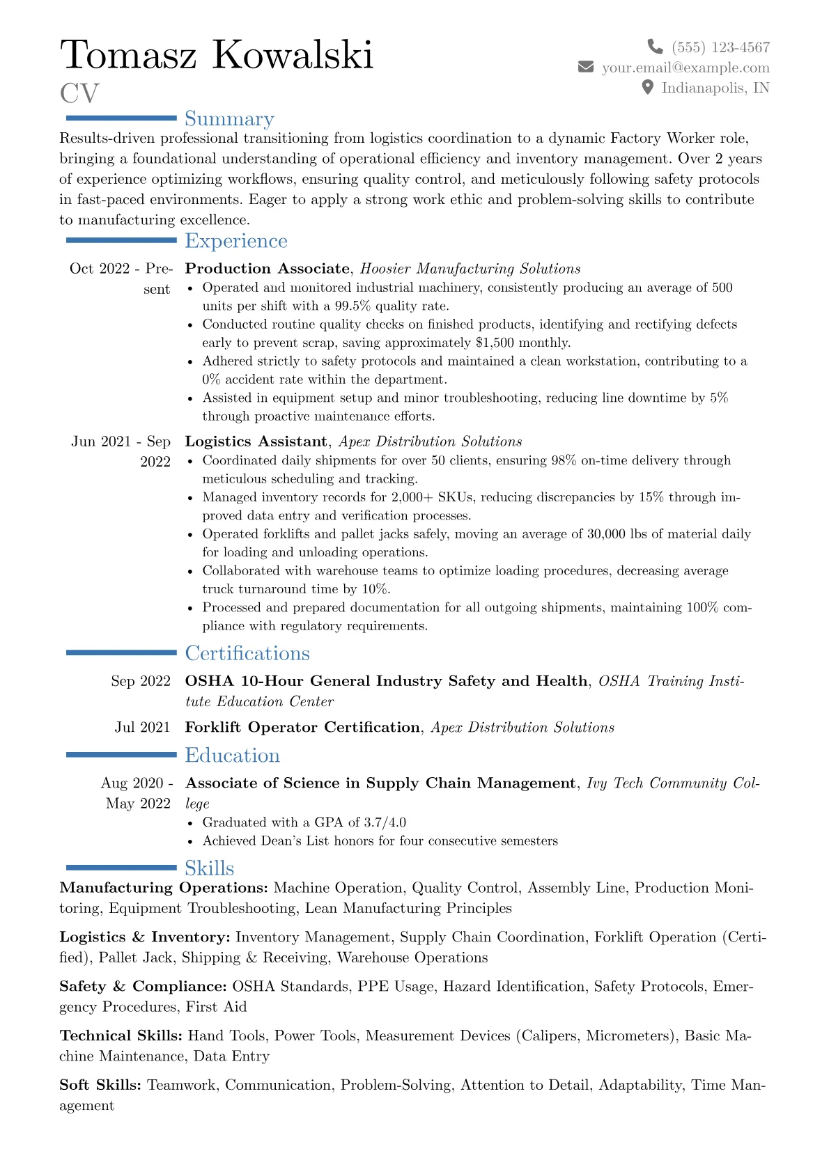 Career changer version - Page 1