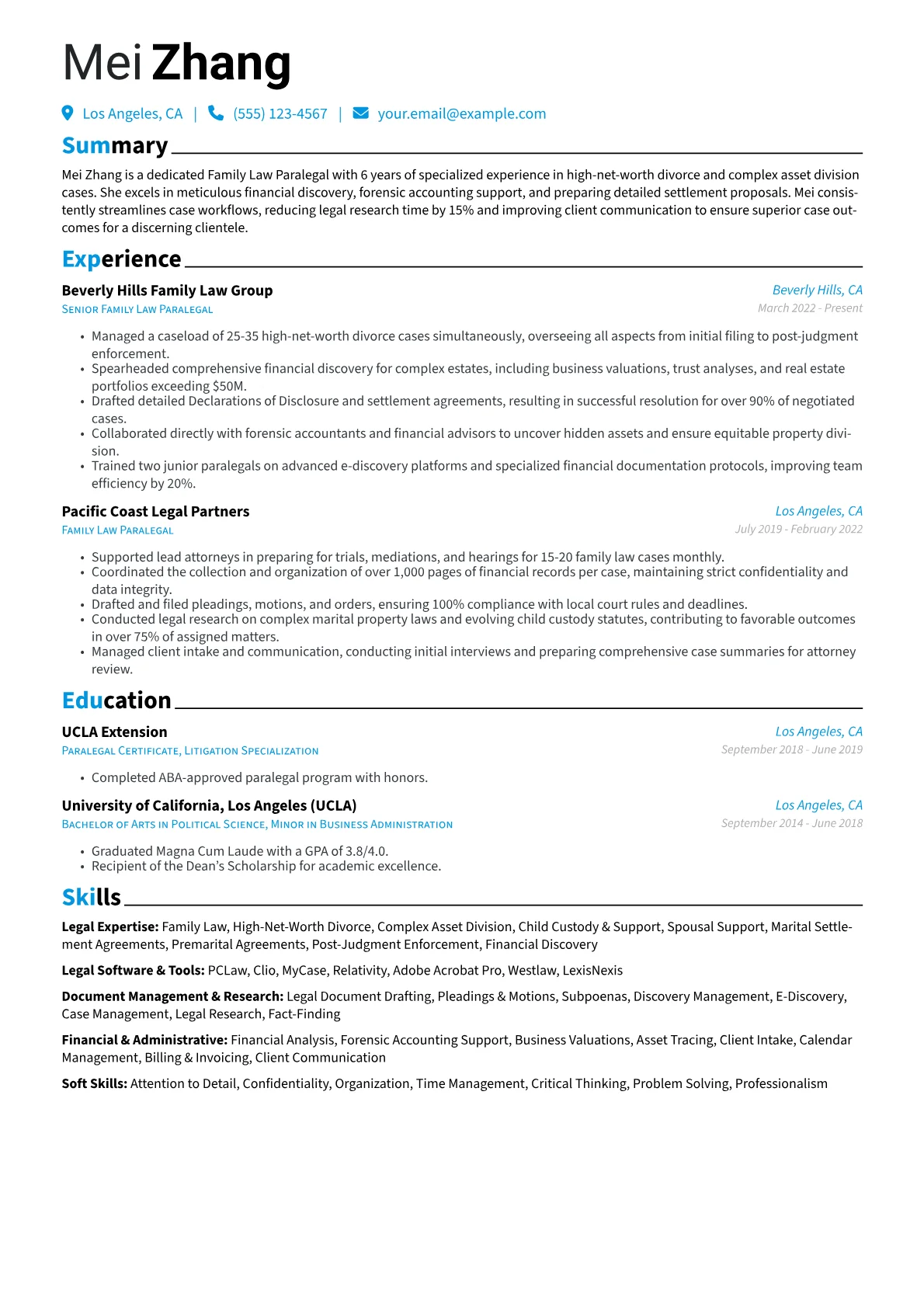 Family Law Paralegal version - Page 1