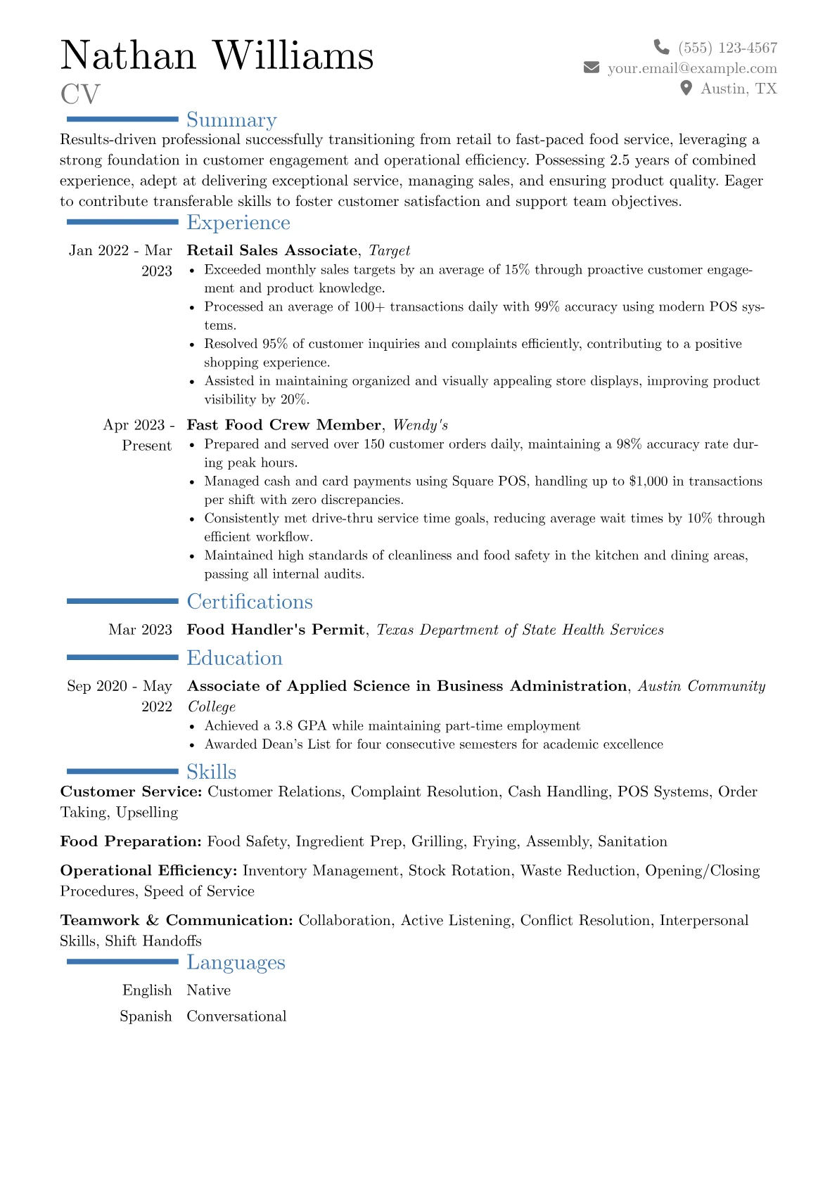 Career changer version - Page 1