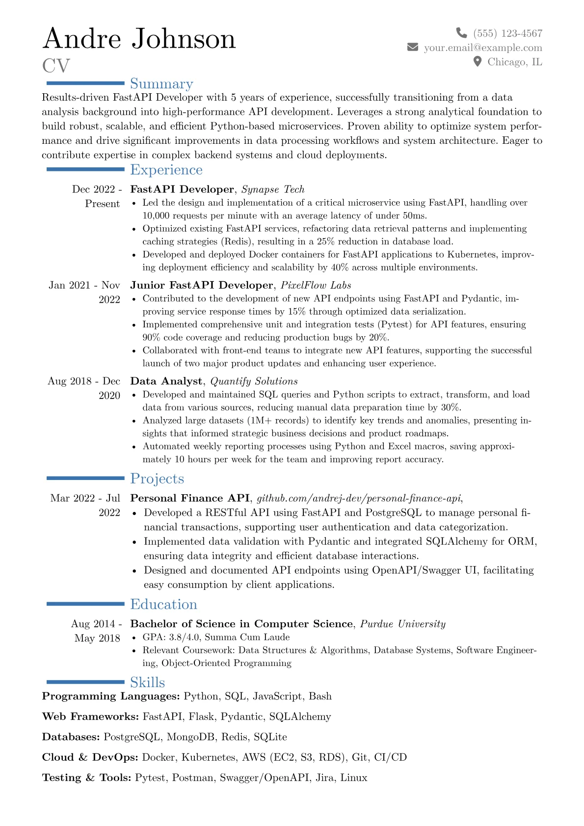 Career changer version - Page 1