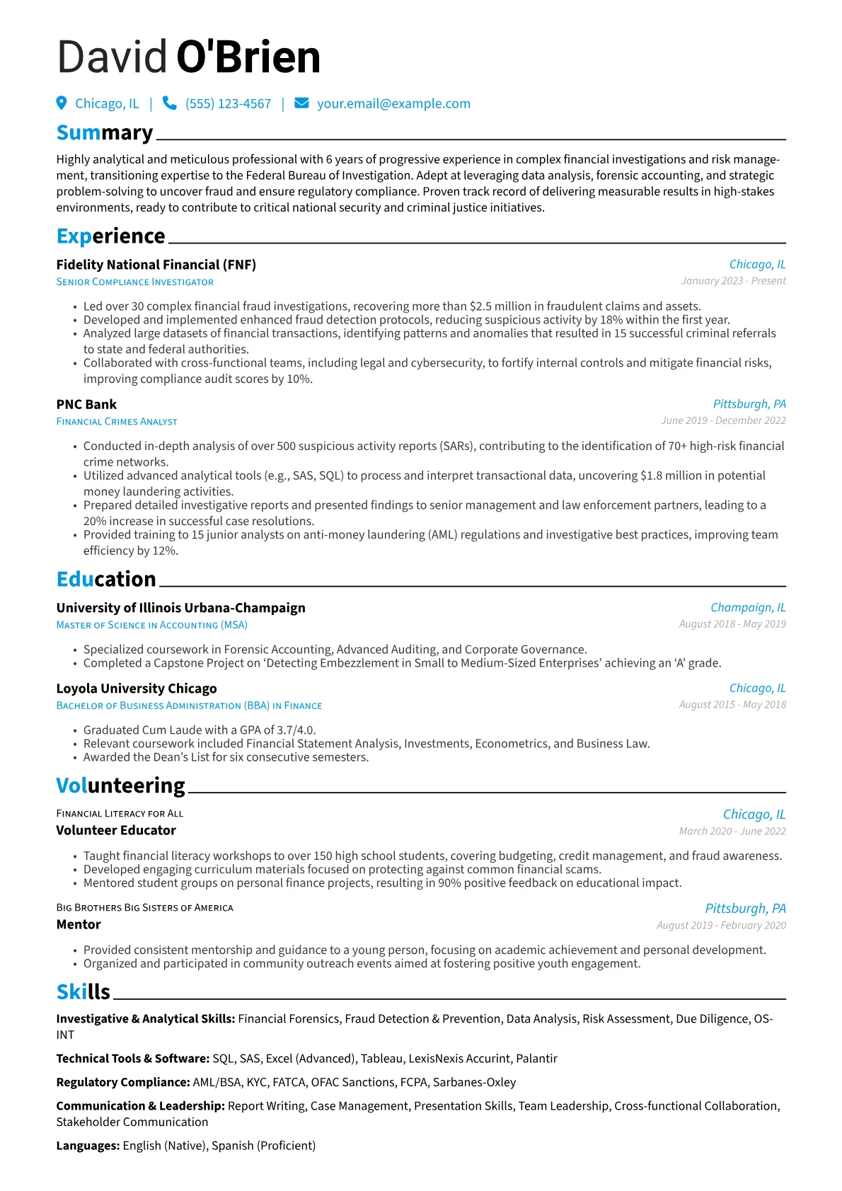 Career changer version - Page 1