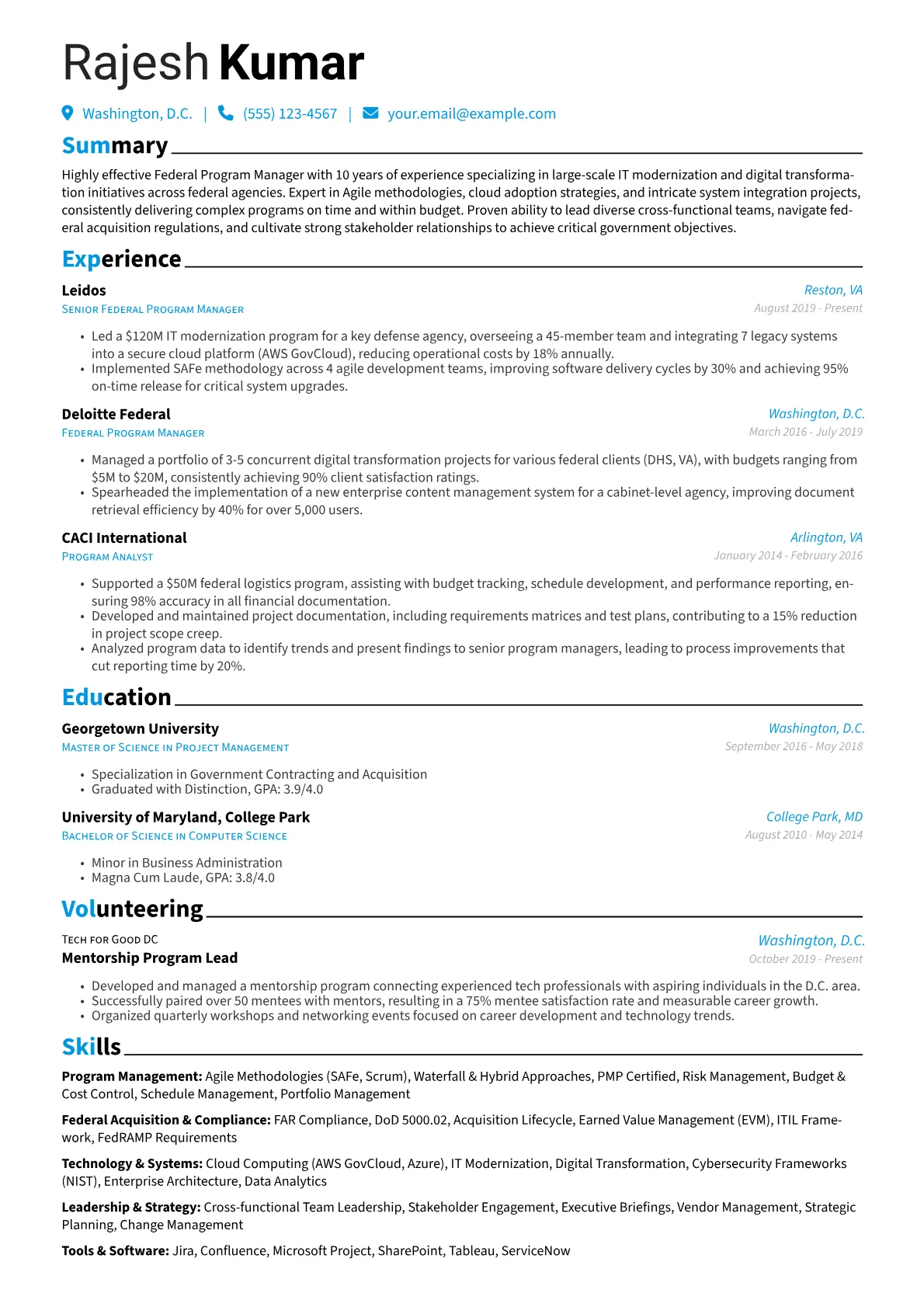Federal Program version - Page 1