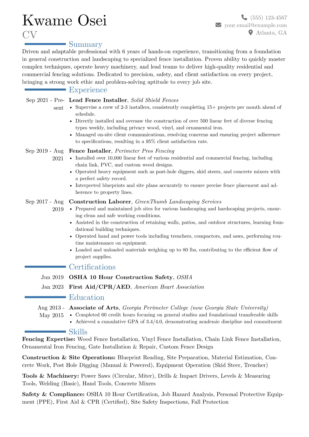 Career changer version - Page 1