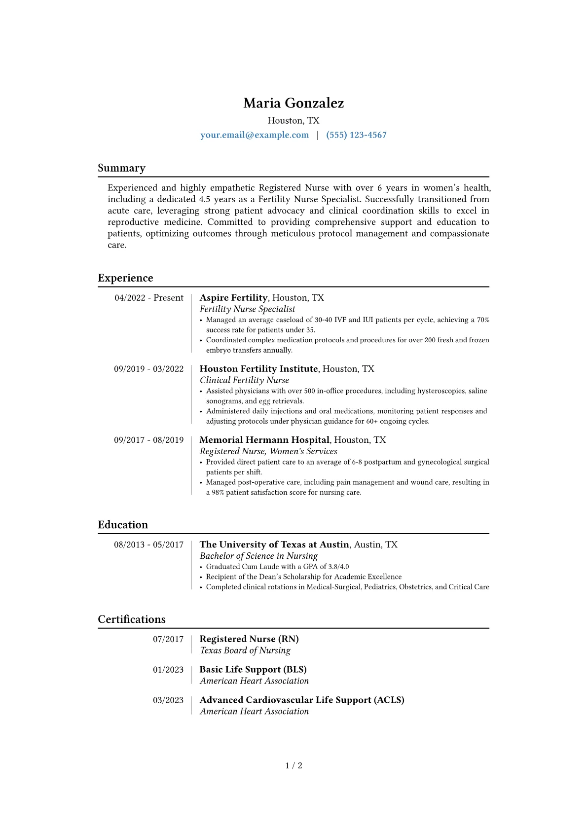 Career changer version - Page 1