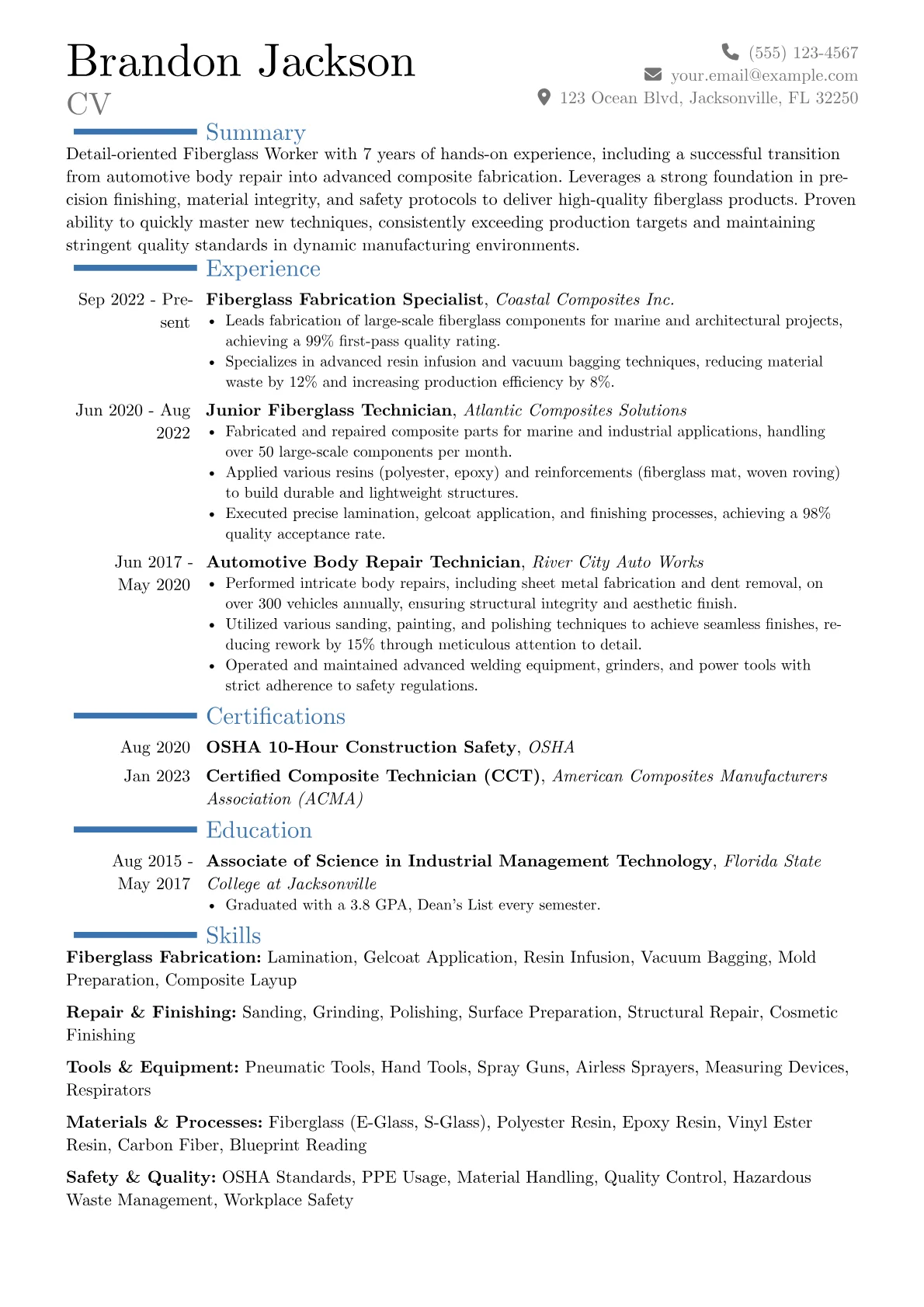 Career changer version - Page 1