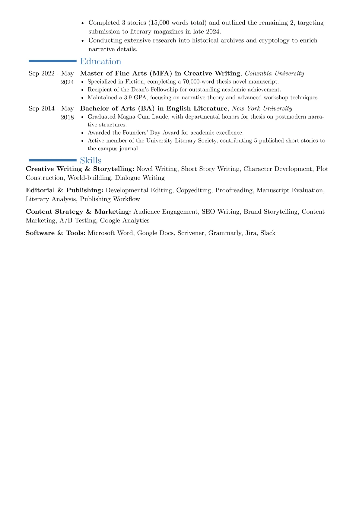 Career changer version - Page 2