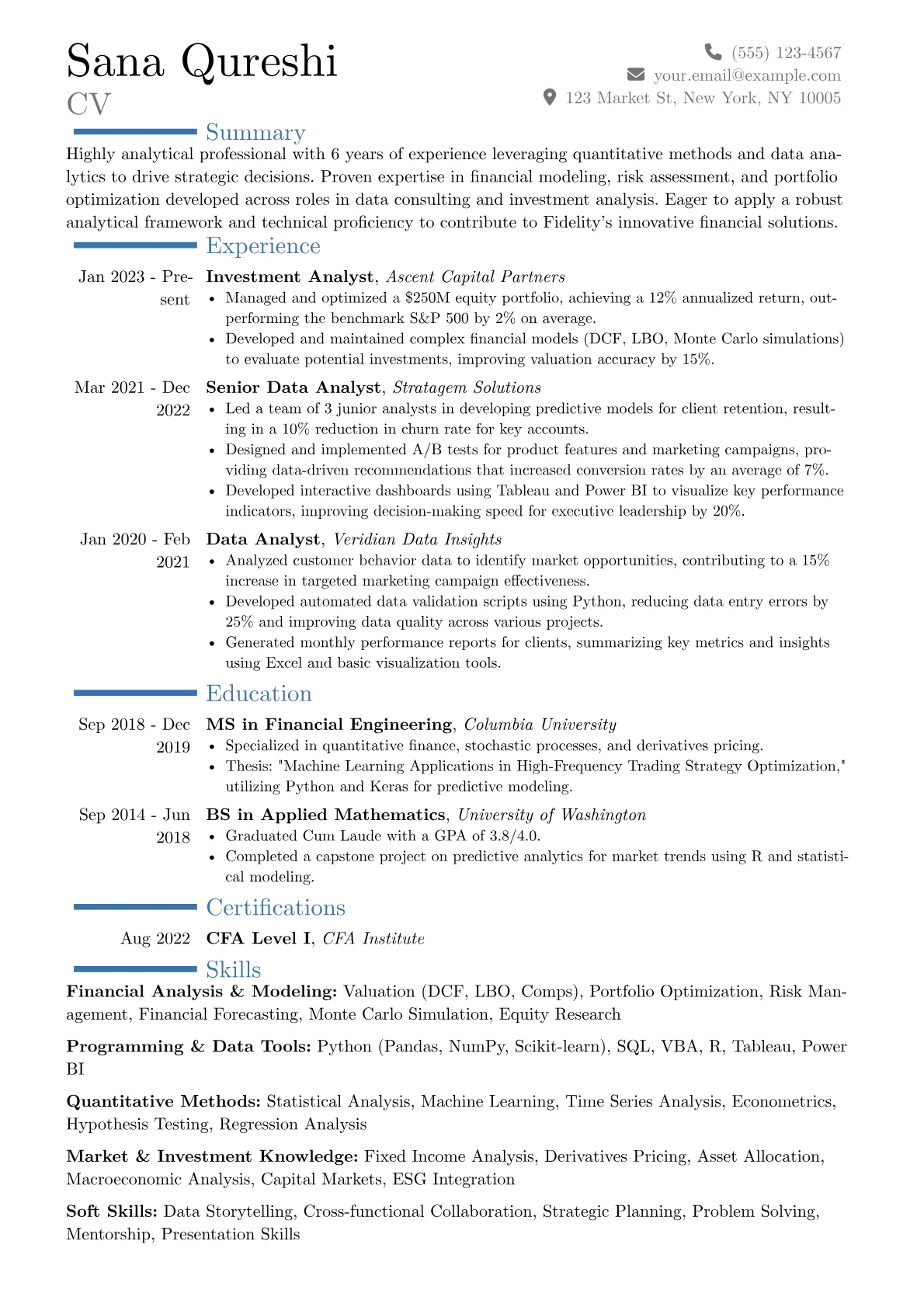 Career changer version - Page 1