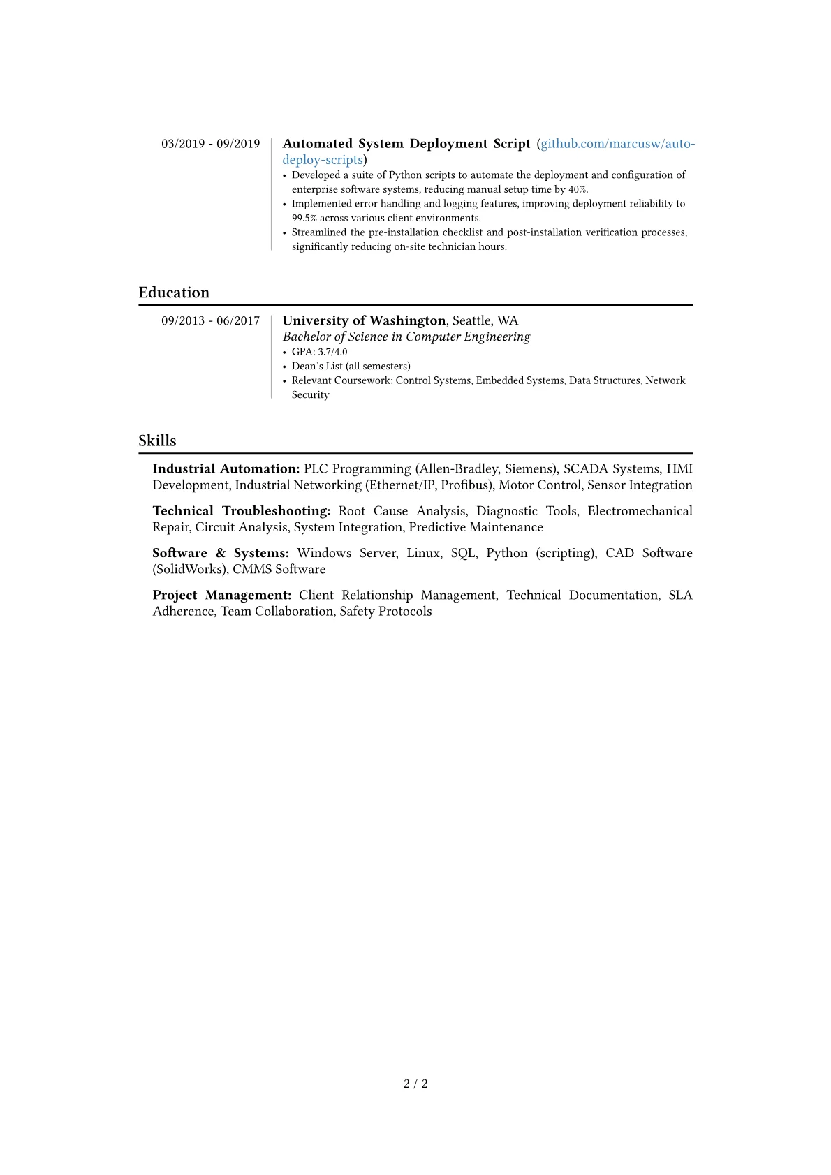 Career changer version - Page 2