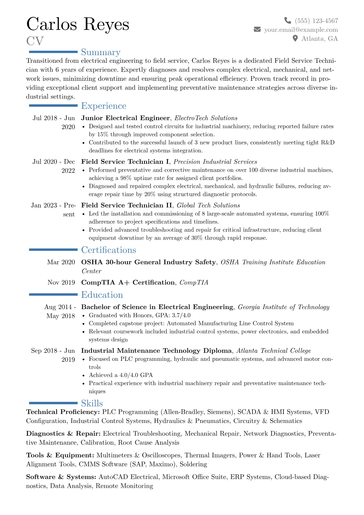 Career changer version - Page 1